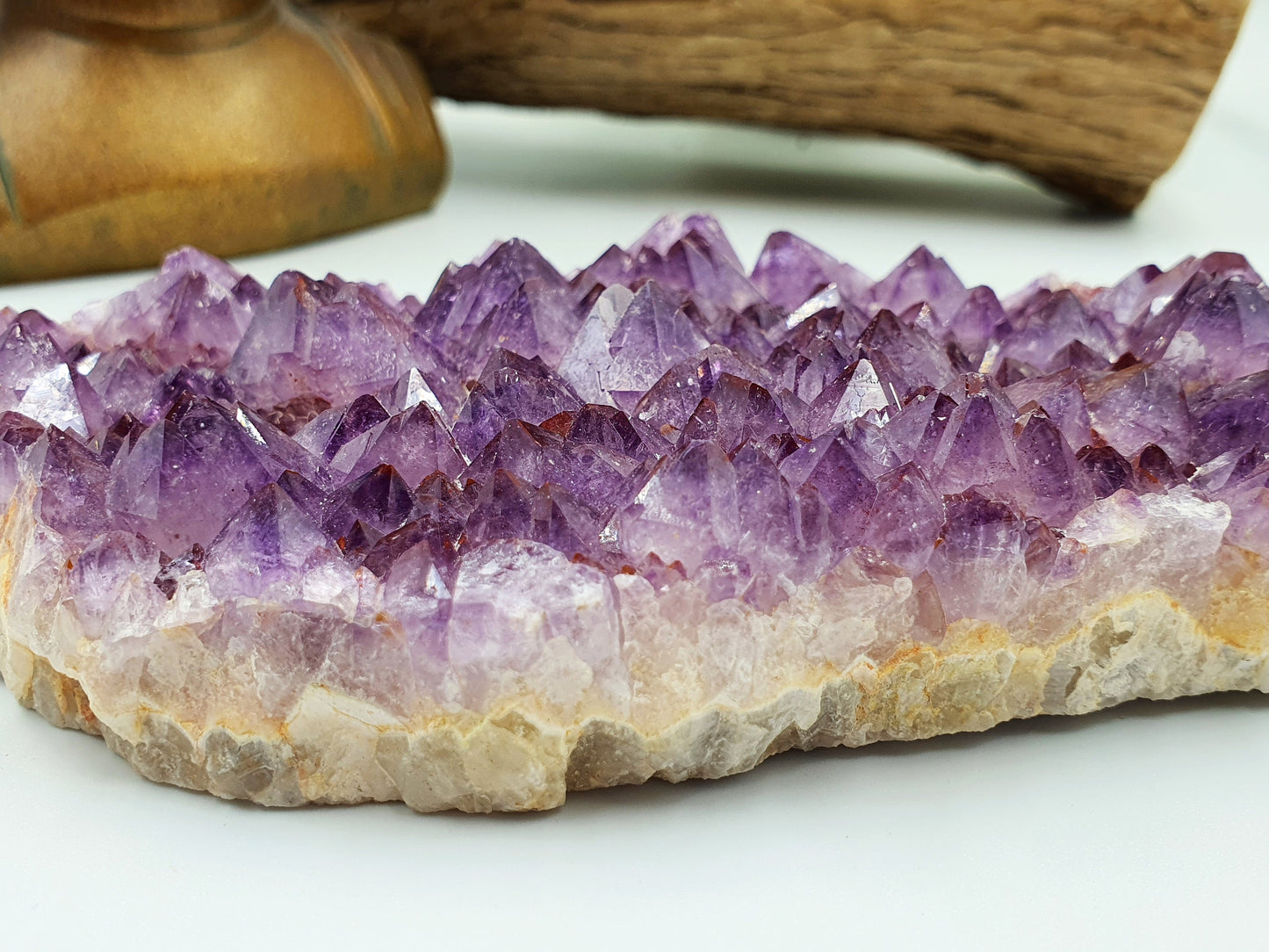 Light Amethyst Teeth Slab Cluster