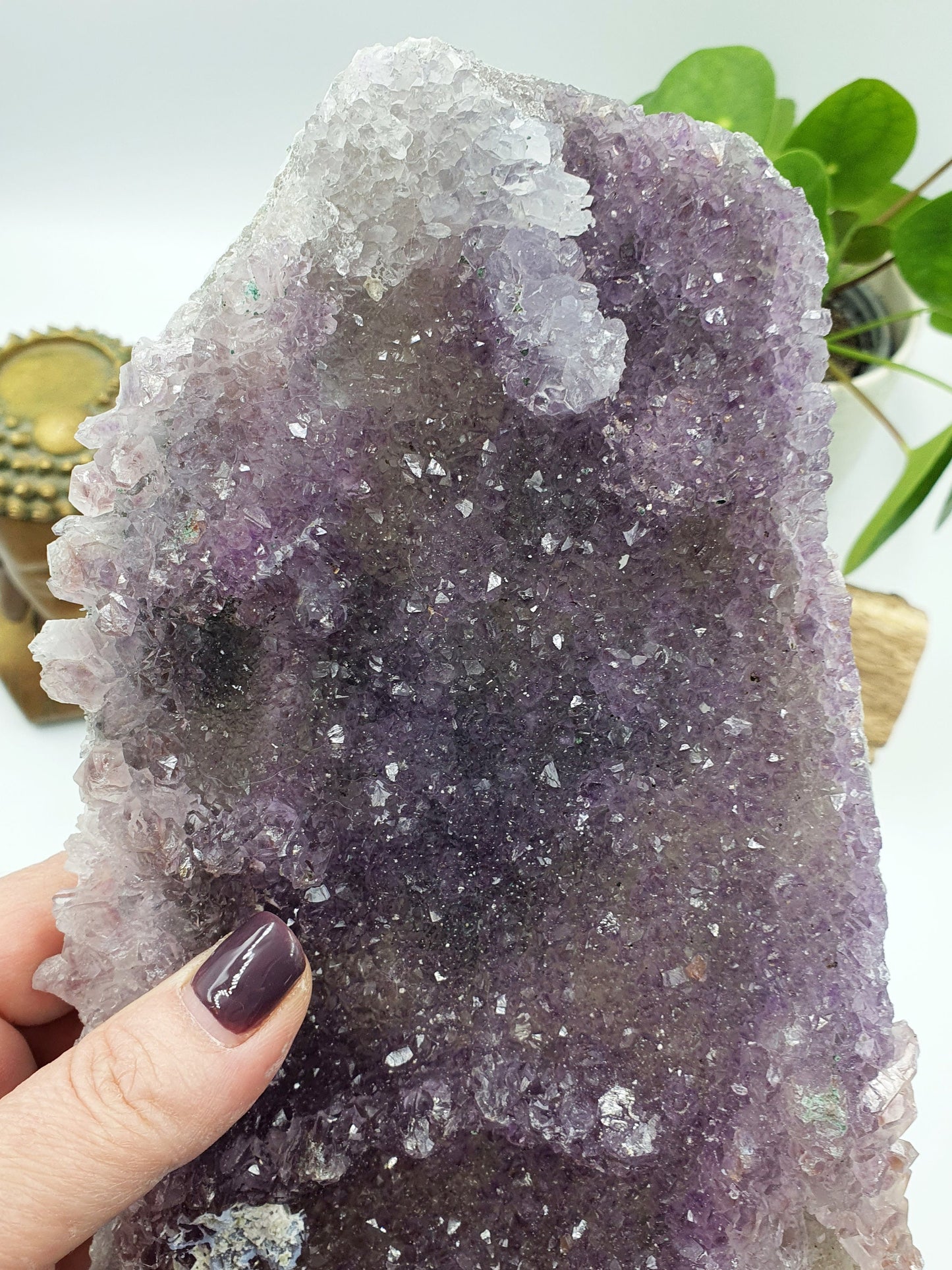 Sparkly Galaxy Amethyst Cluster