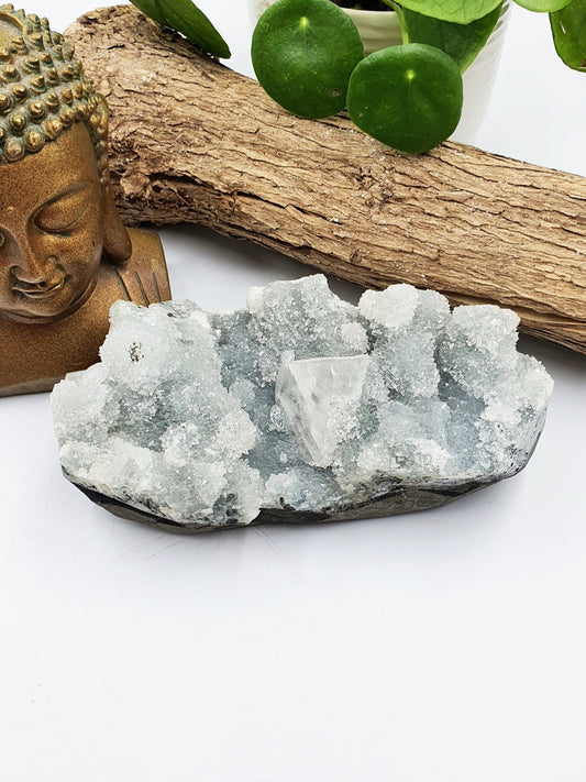 Natural Apophyllite Sparkly Raw Crystal Specimen - 1327g