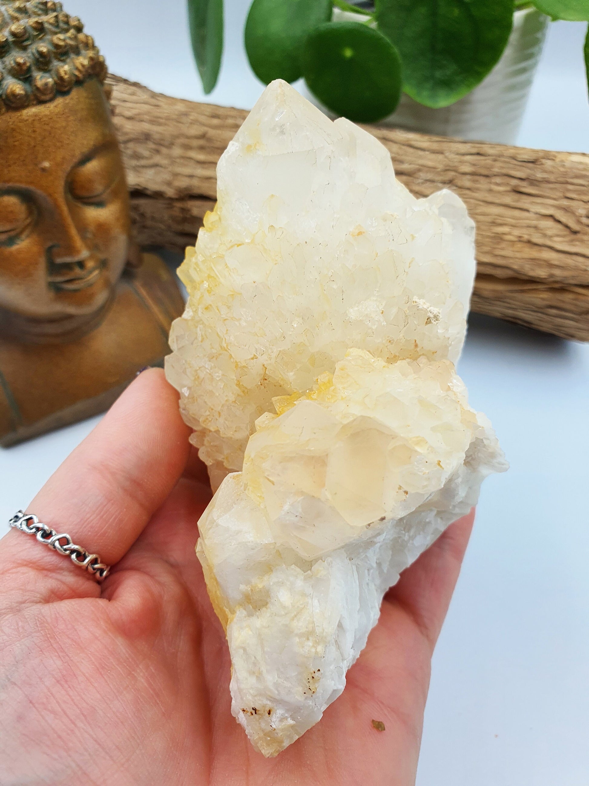 Clear Quartz Pineapple Cluster