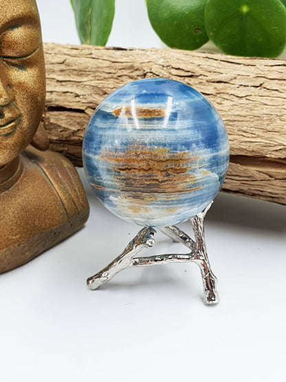 A Grade Large Blue Onyx Sphere - 56mm