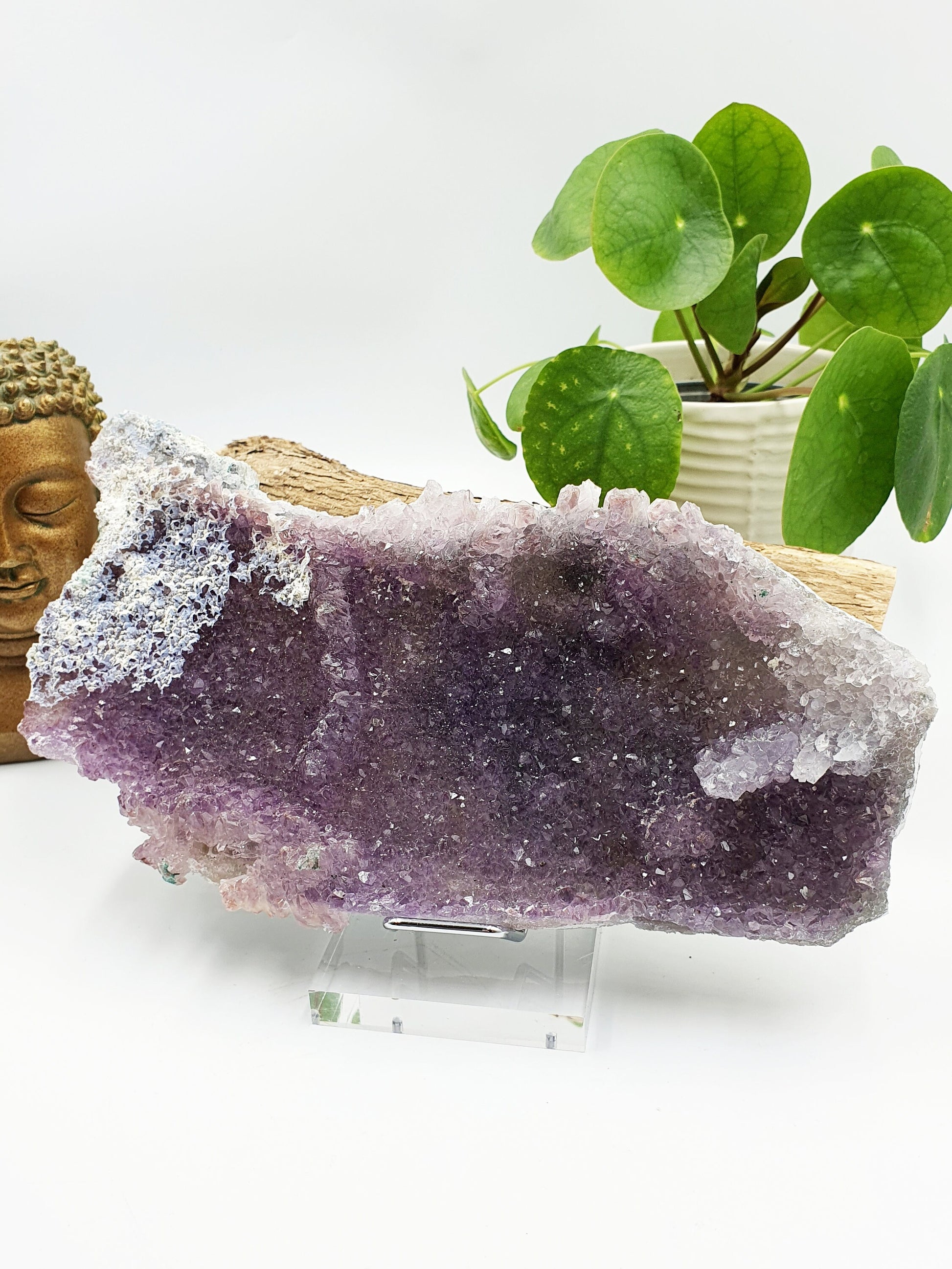 Sparkly Galaxy Amethyst Cluster