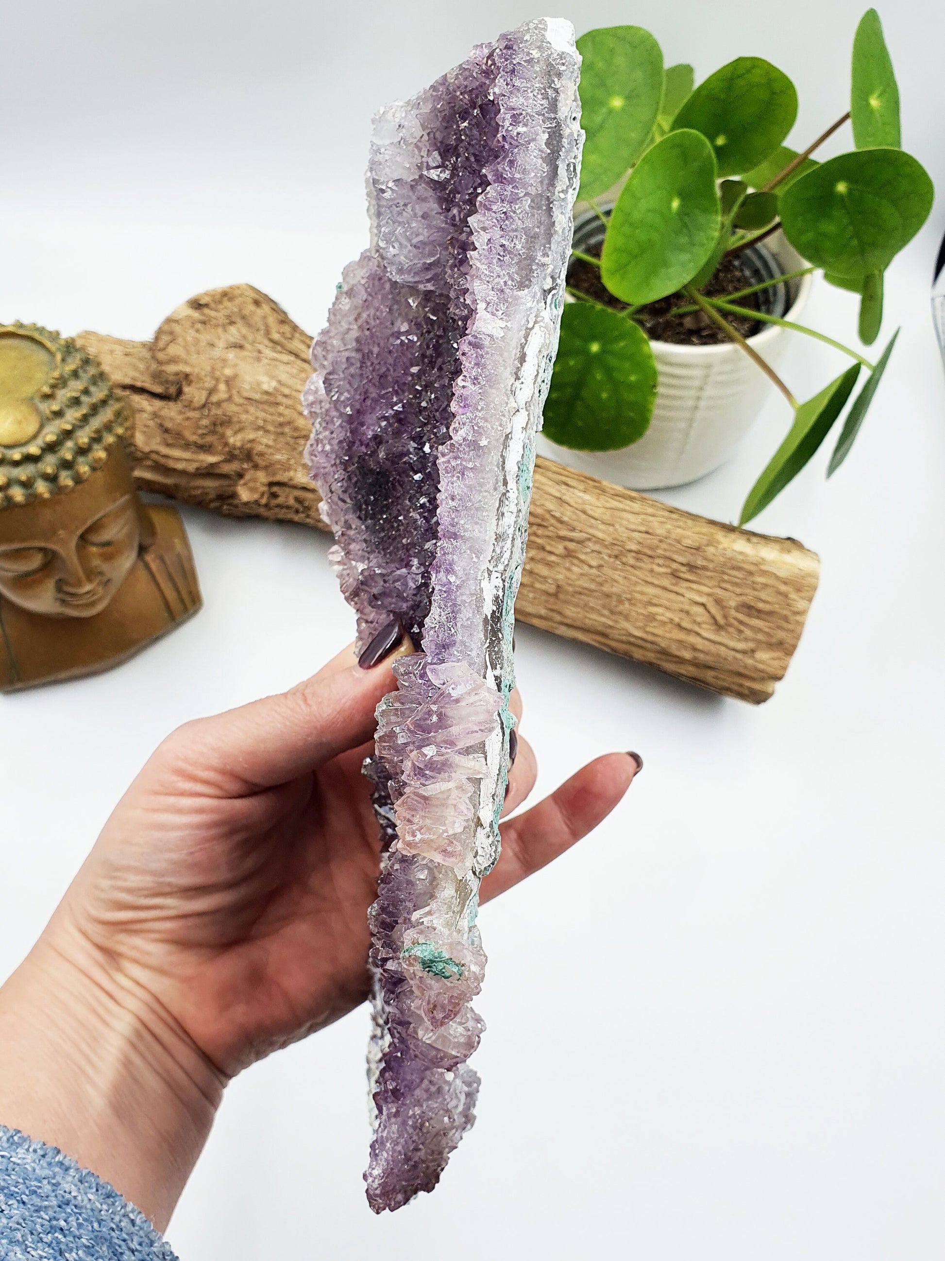 Sparkly Galaxy Amethyst Cluster
