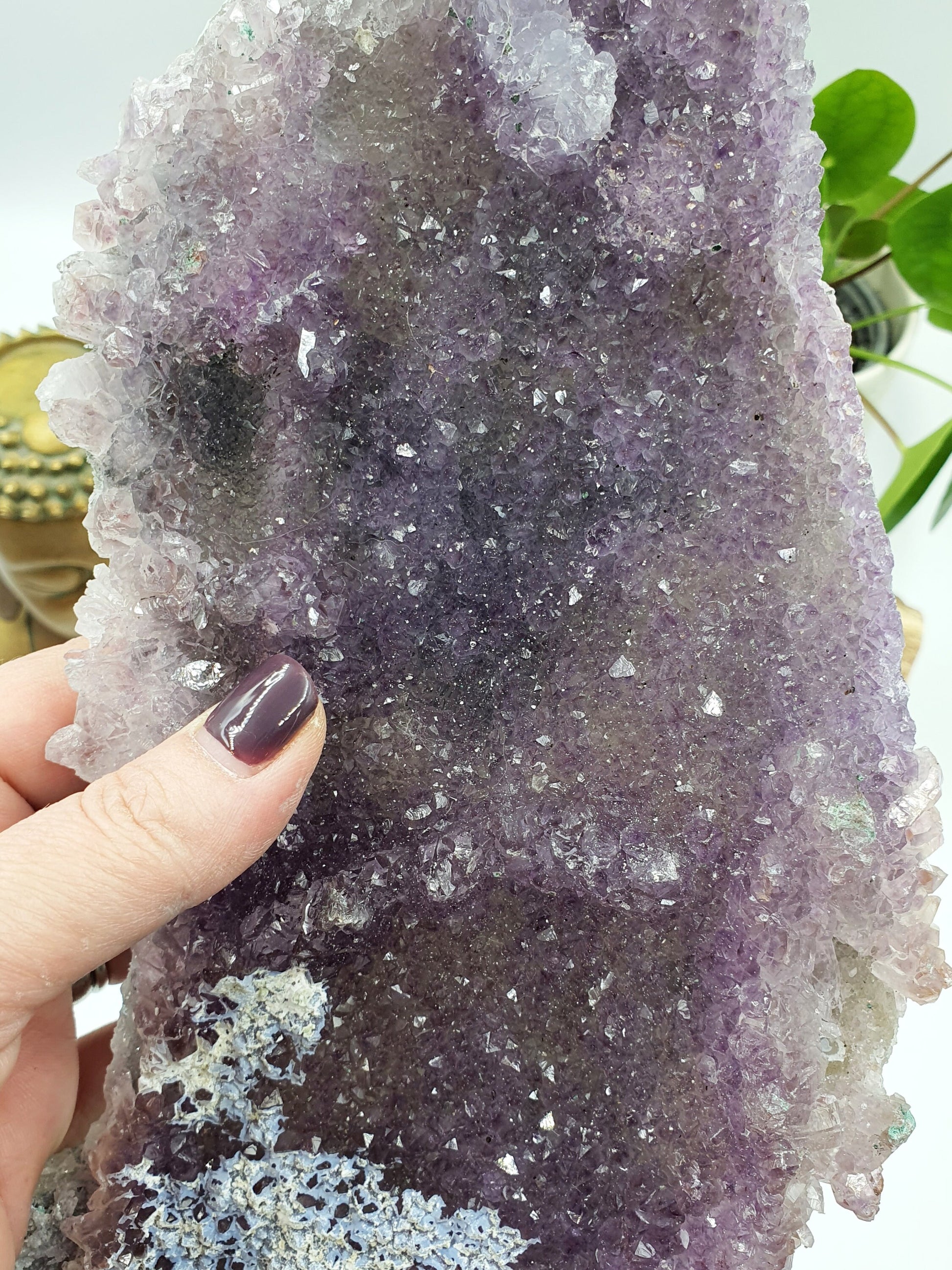 Sparkly Galaxy Amethyst Cluster