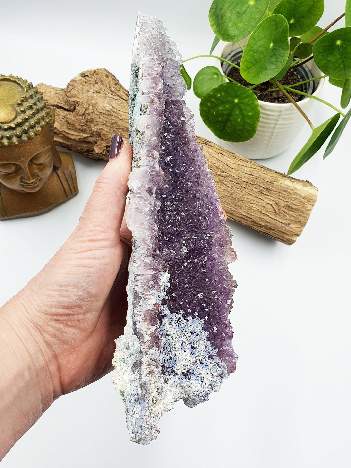Sparkly Galaxy Amethyst Cluster