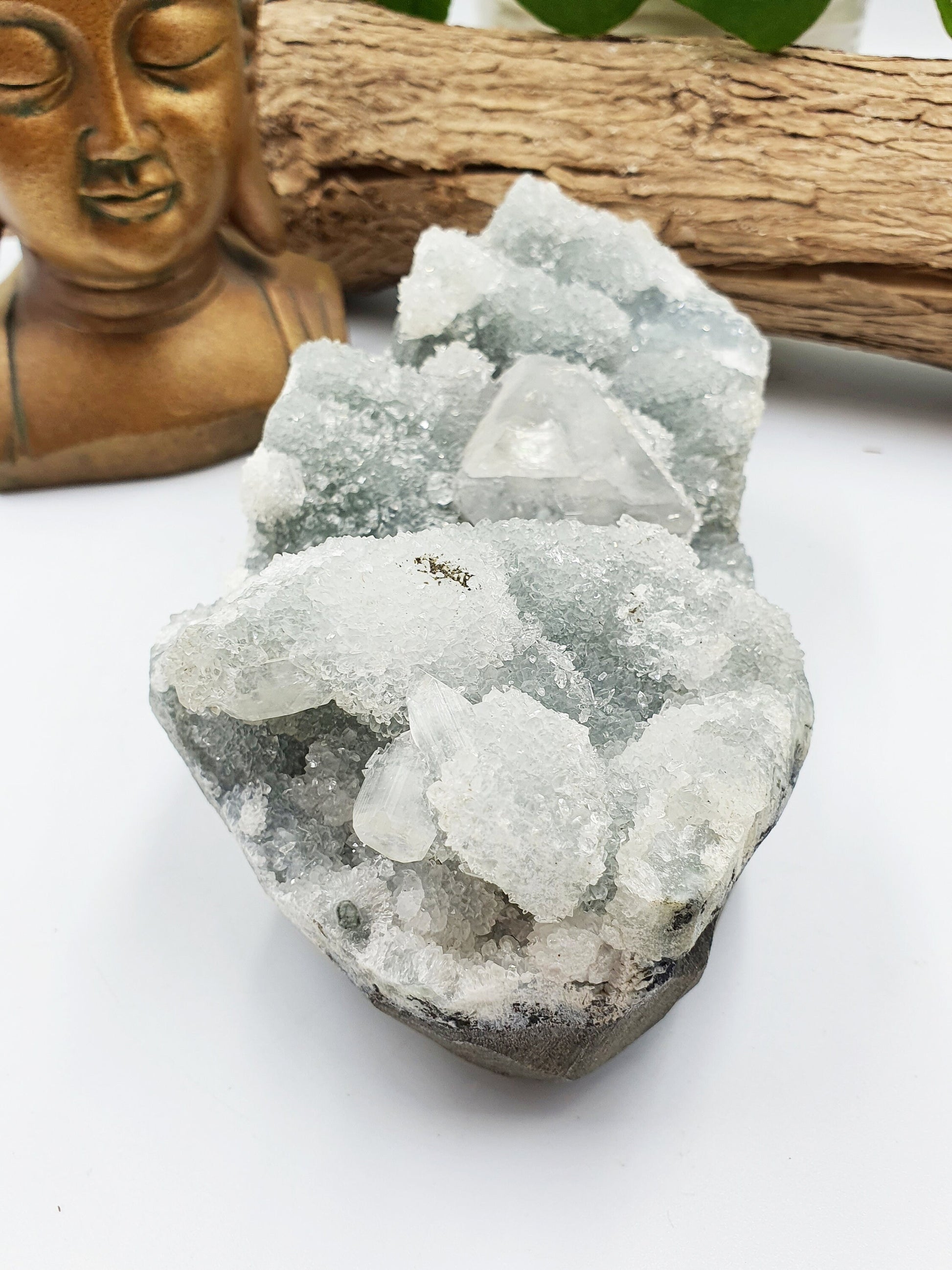 Natural Apophyllite Sparkly Raw Crystal Specimen - 1327g