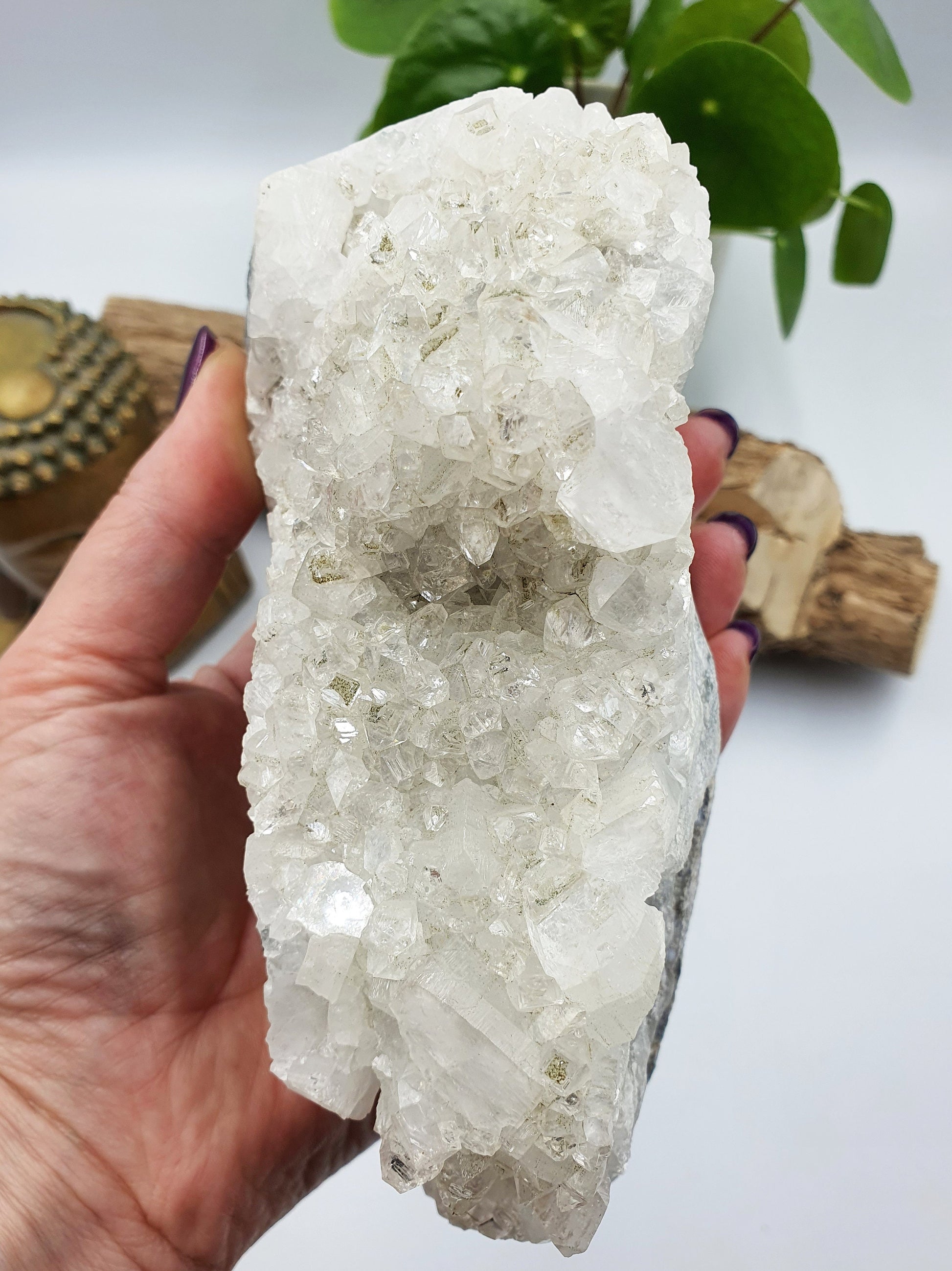 Large Apophyllite Crystal Raw Cluster Specimen - 1155g