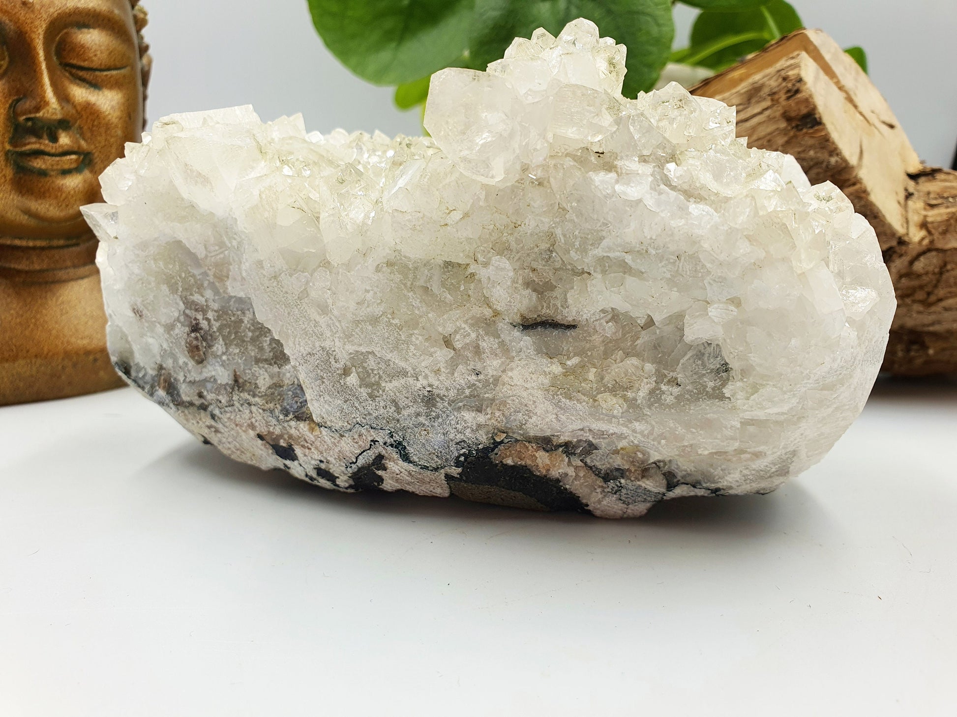 Large Apophyllite Crystal Raw Cluster Specimen - 1155g
