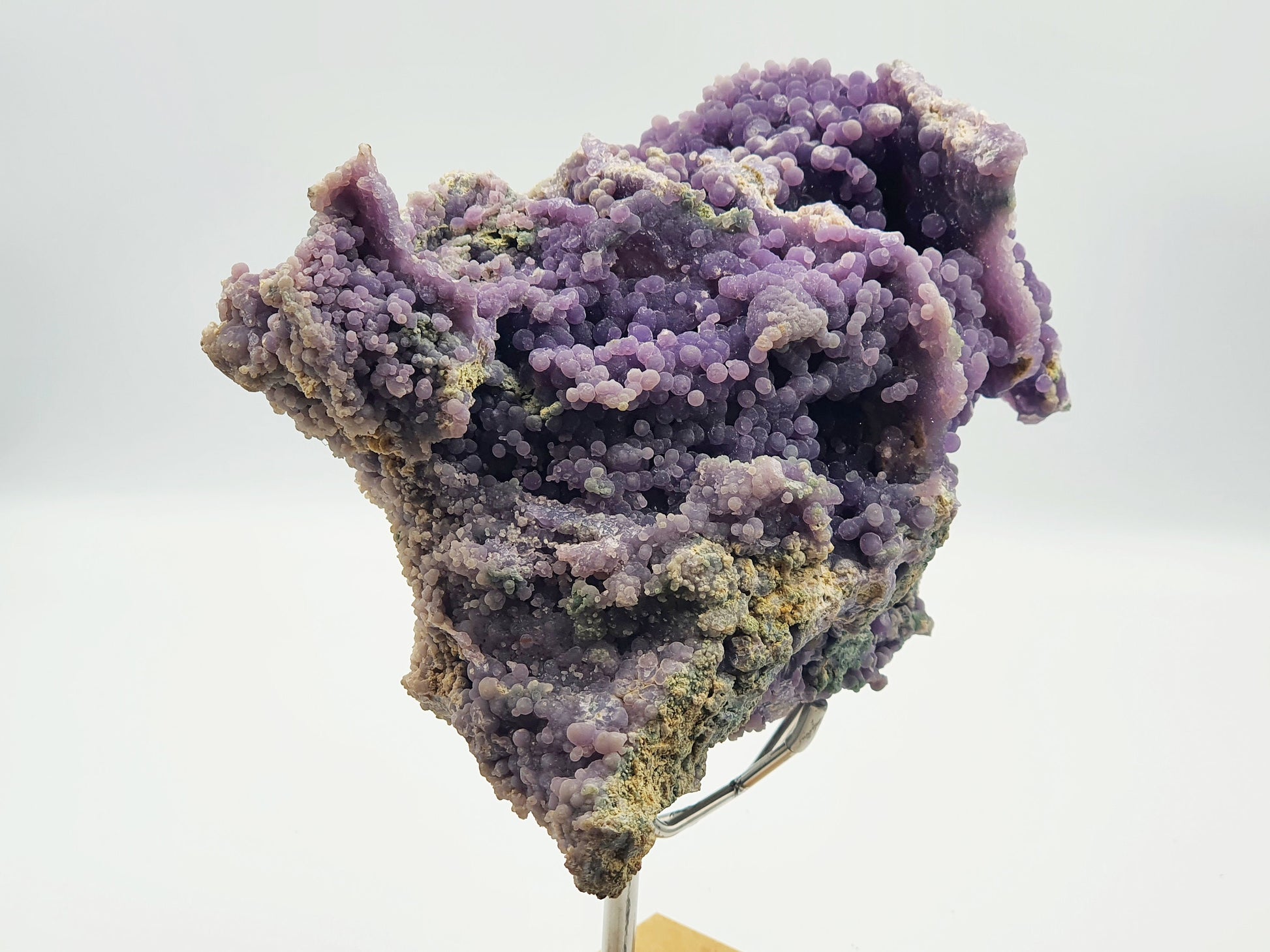 Raw Grape Agate Cluster Specimen (Large)- Purple and White- Grade A Crystal- - 3120 grams