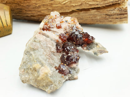 Garnet and Sphalerite Specimen