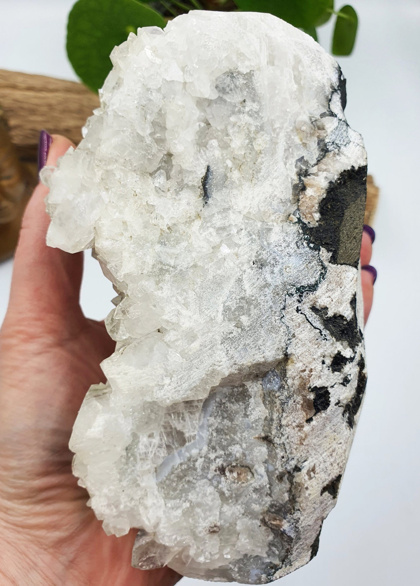 Large Apophyllite Crystal Raw Cluster Specimen - 1155g