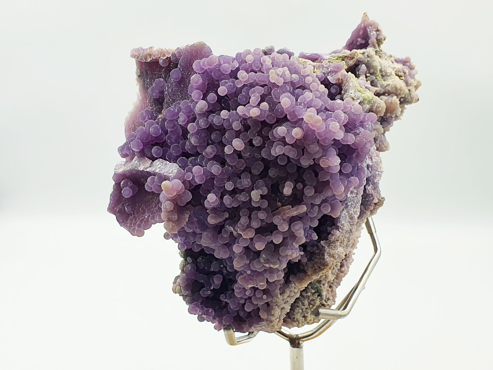 Raw Grape Agate Cluster Specimen (Large)- Purple and White- Grade A Crystal- - 3120 grams