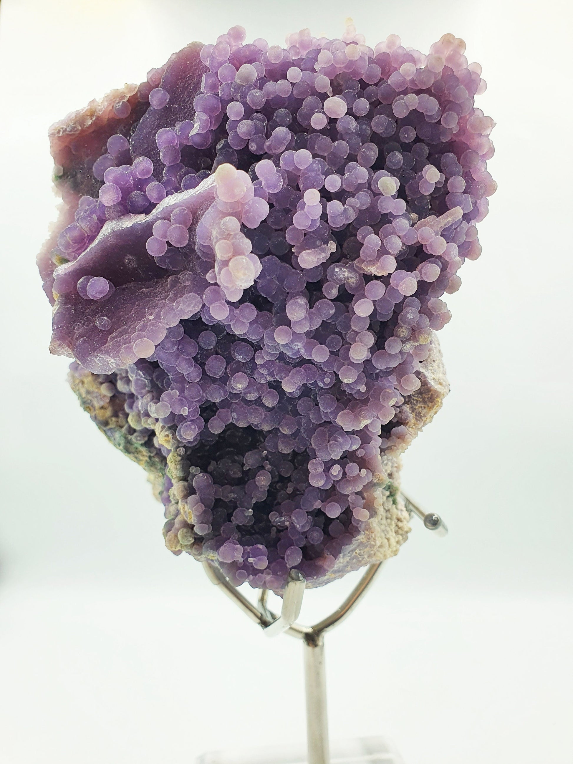 Raw Grape Agate Cluster Specimen (Large)- Purple and White- Grade A Crystal- - 3120 grams