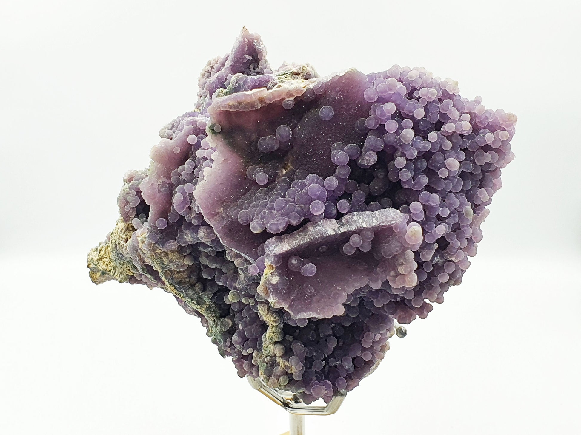 Raw Grape Agate Cluster Specimen (Large)- Purple and White- Grade A Crystal- - 3120 grams
