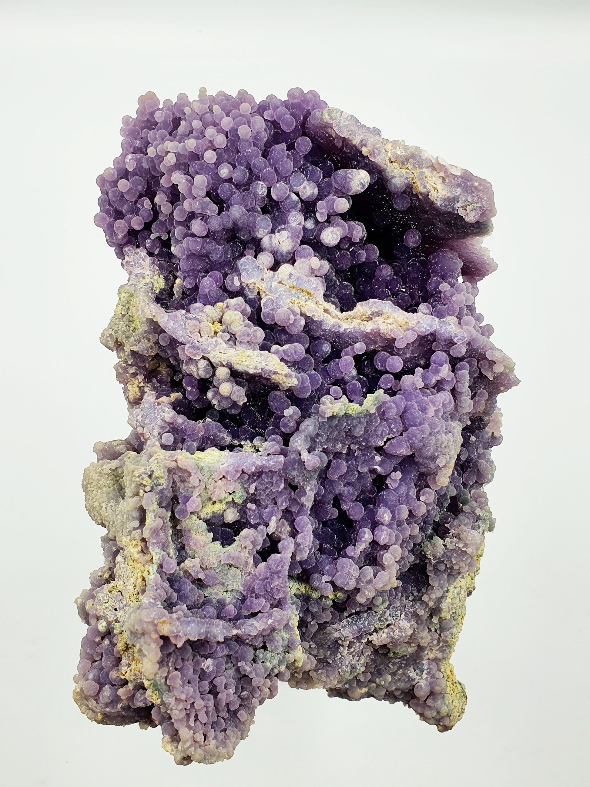 Raw Grape Agate Cluster Specimen (Large)- Purple and White- Grade A Crystal- - 3120 grams