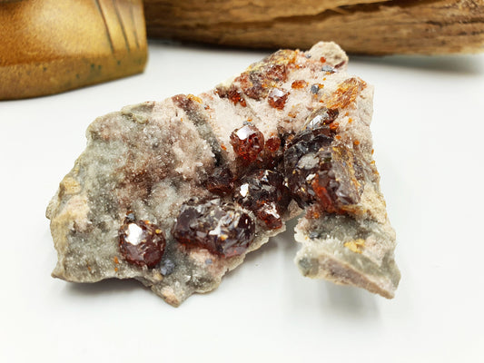 Garnet and Sphalerite Specimen