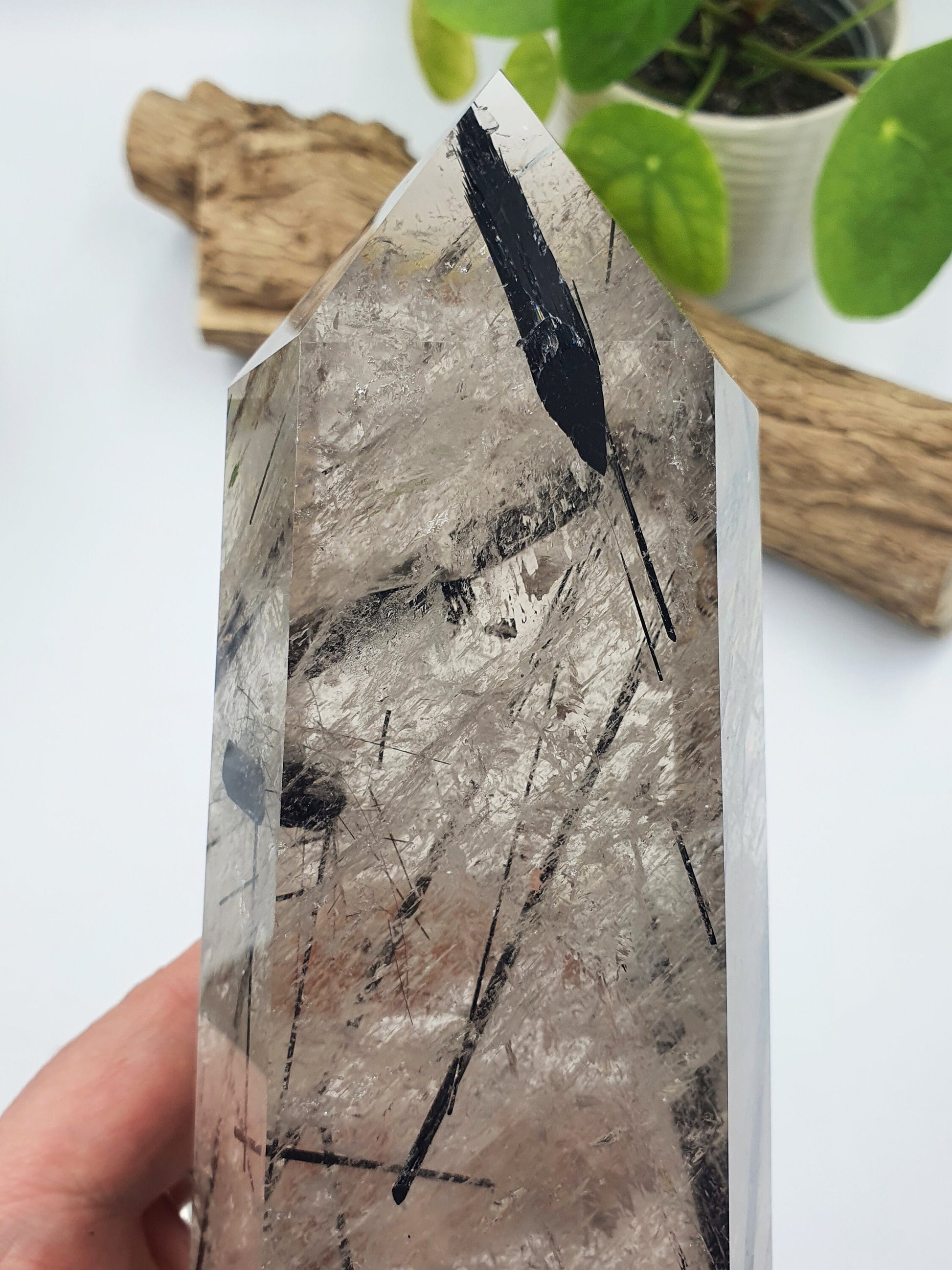 Large Tourmaline and Quartz Tower