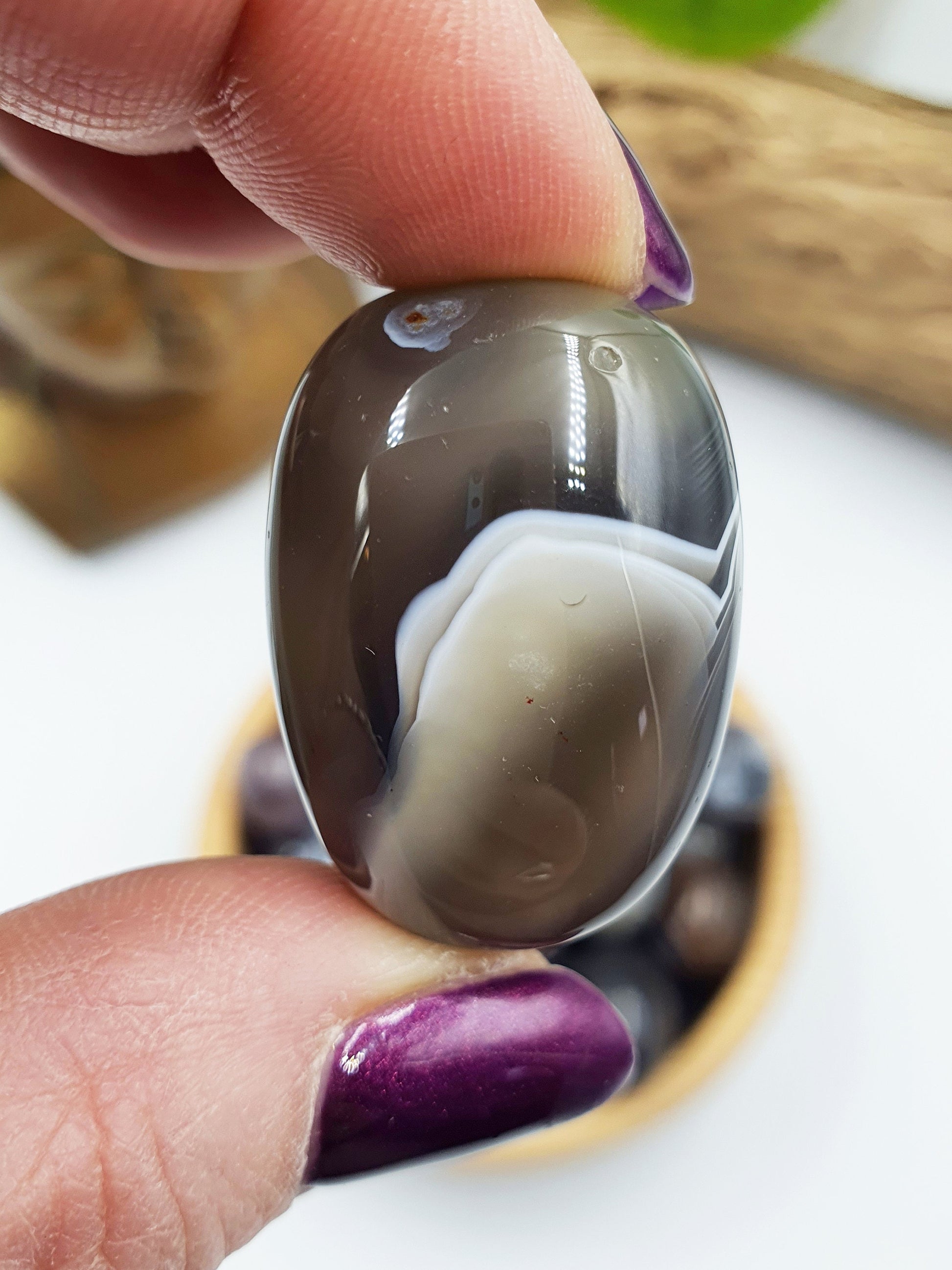 Banded Botswana Agate Tumbles