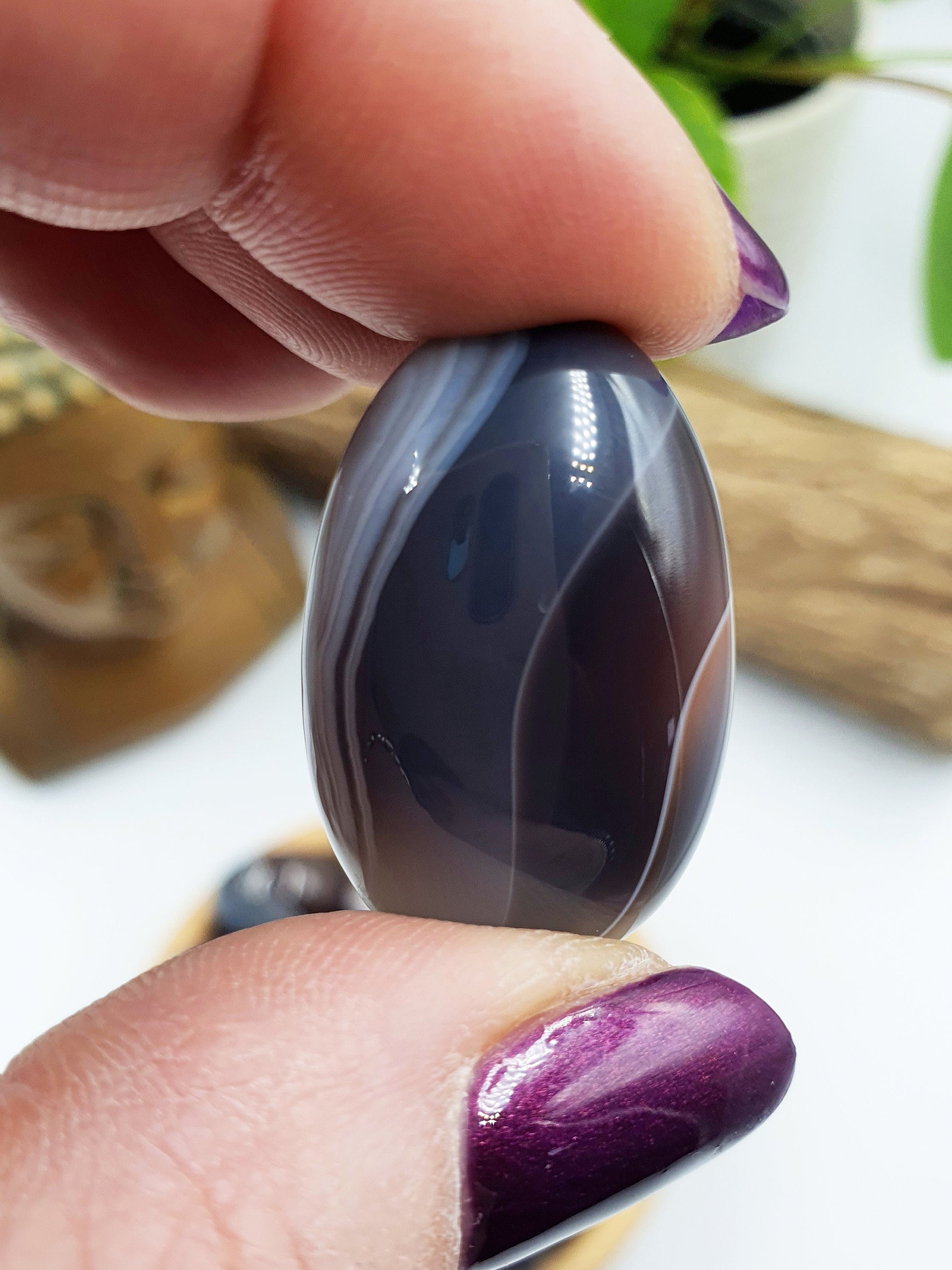 Banded Botswana Agate Tumbles