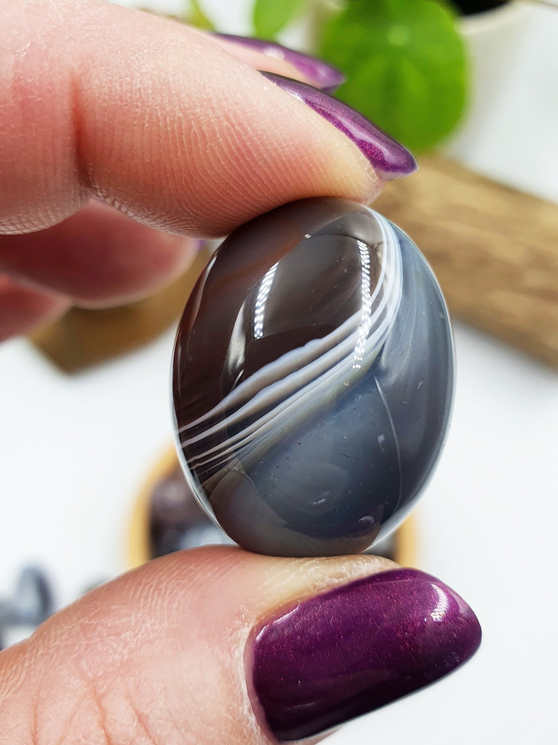 Banded Botswana Agate Tumbles