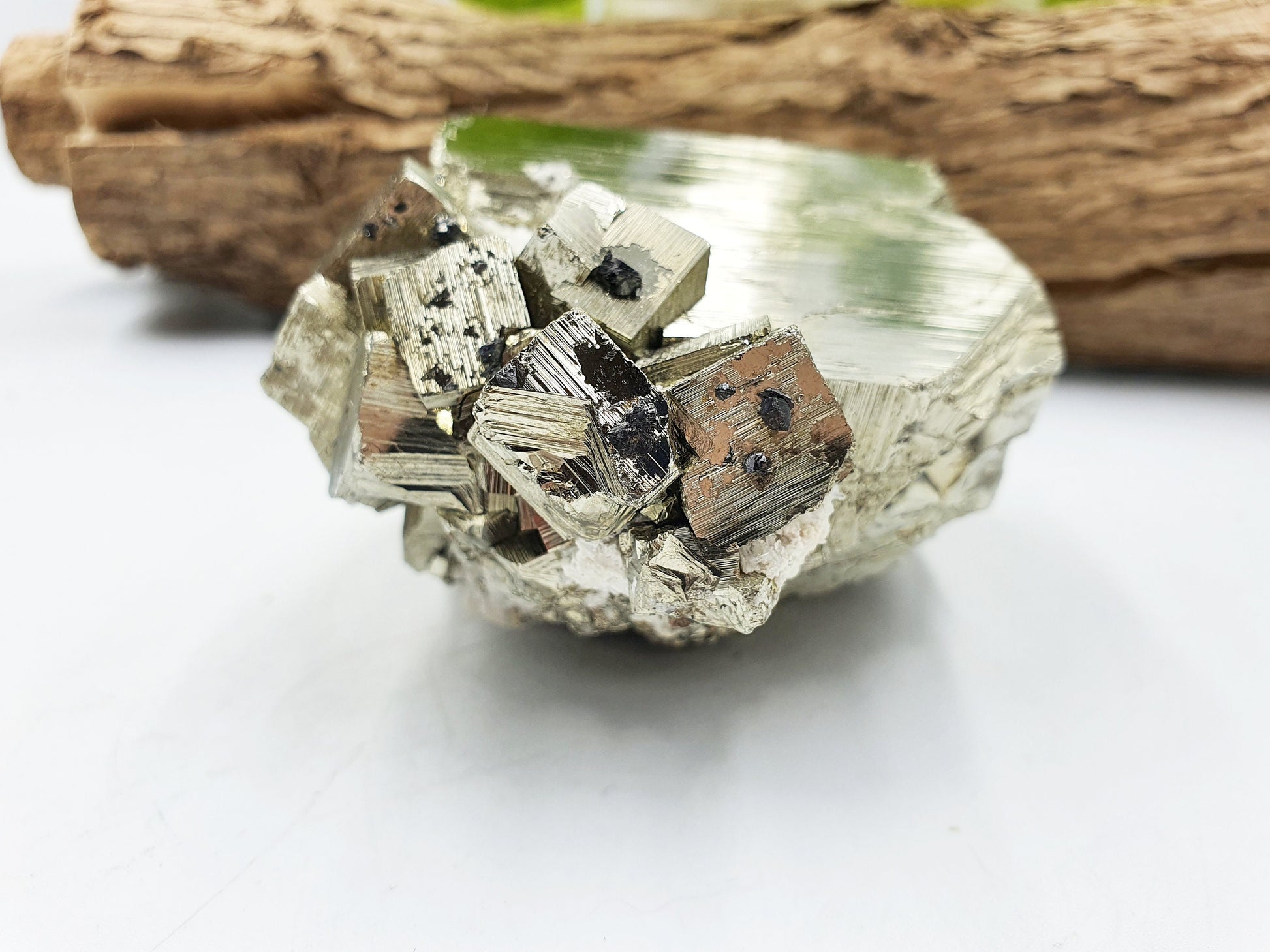 Large High Quality Pyrite Raw Cube Cluster