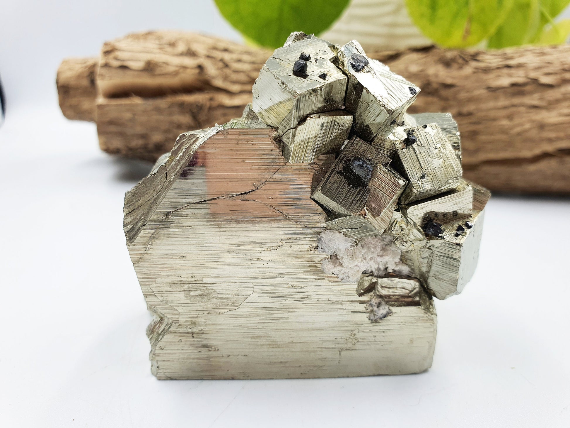 Large High Quality Pyrite Raw Cube Cluster