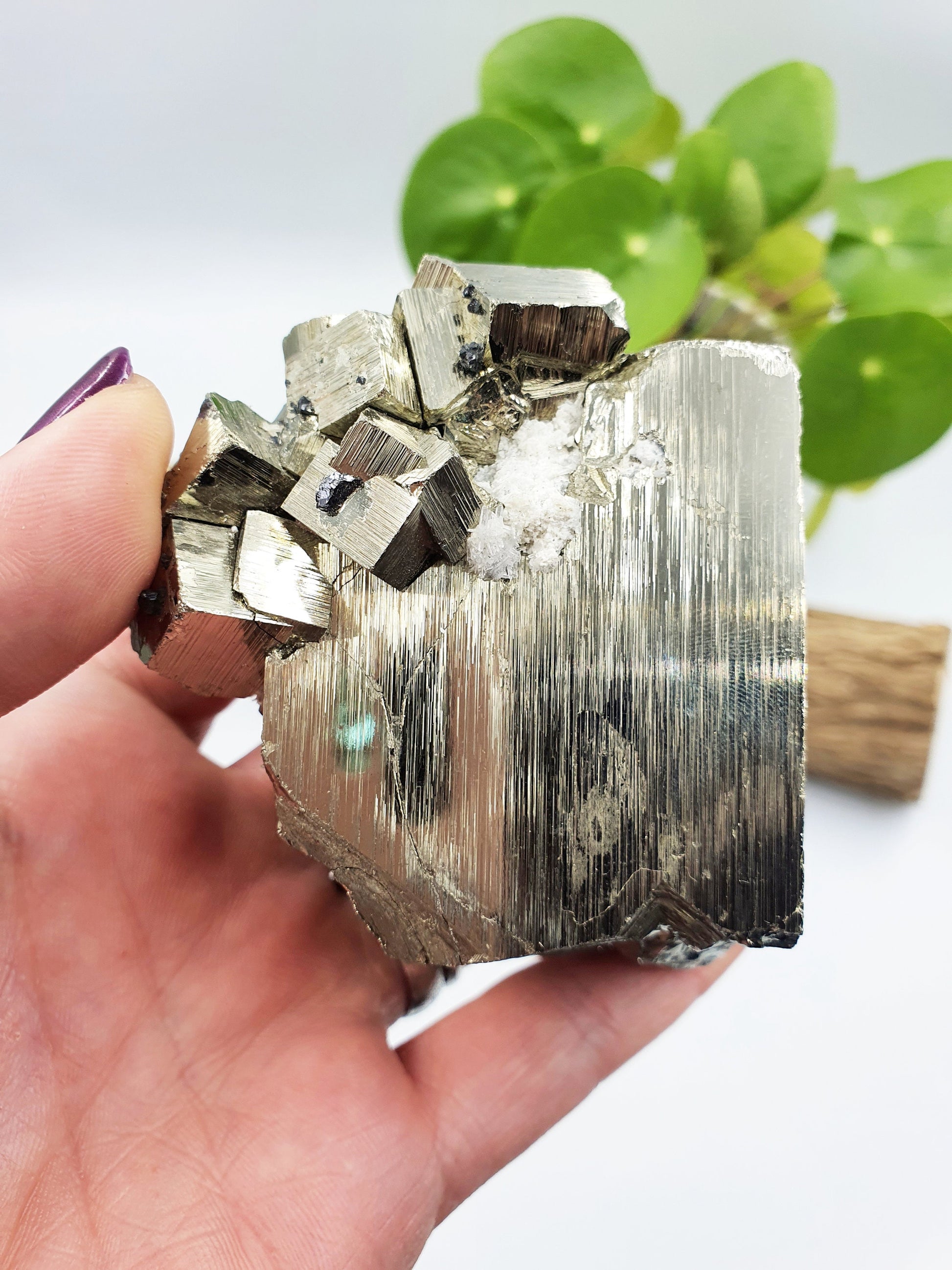 Large High Quality Pyrite Raw Cube Cluster