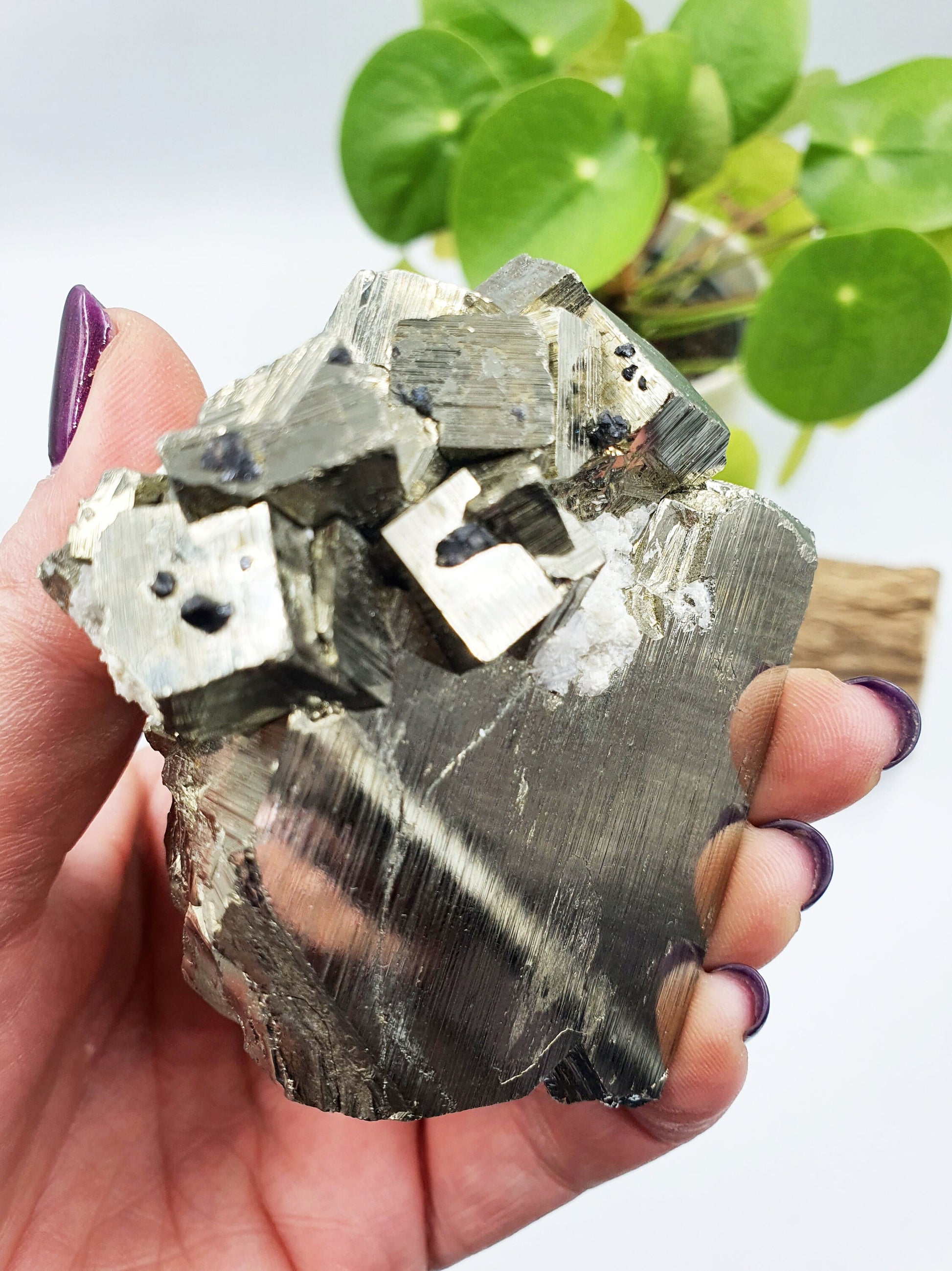Large High Quality Pyrite Raw Cube Cluster