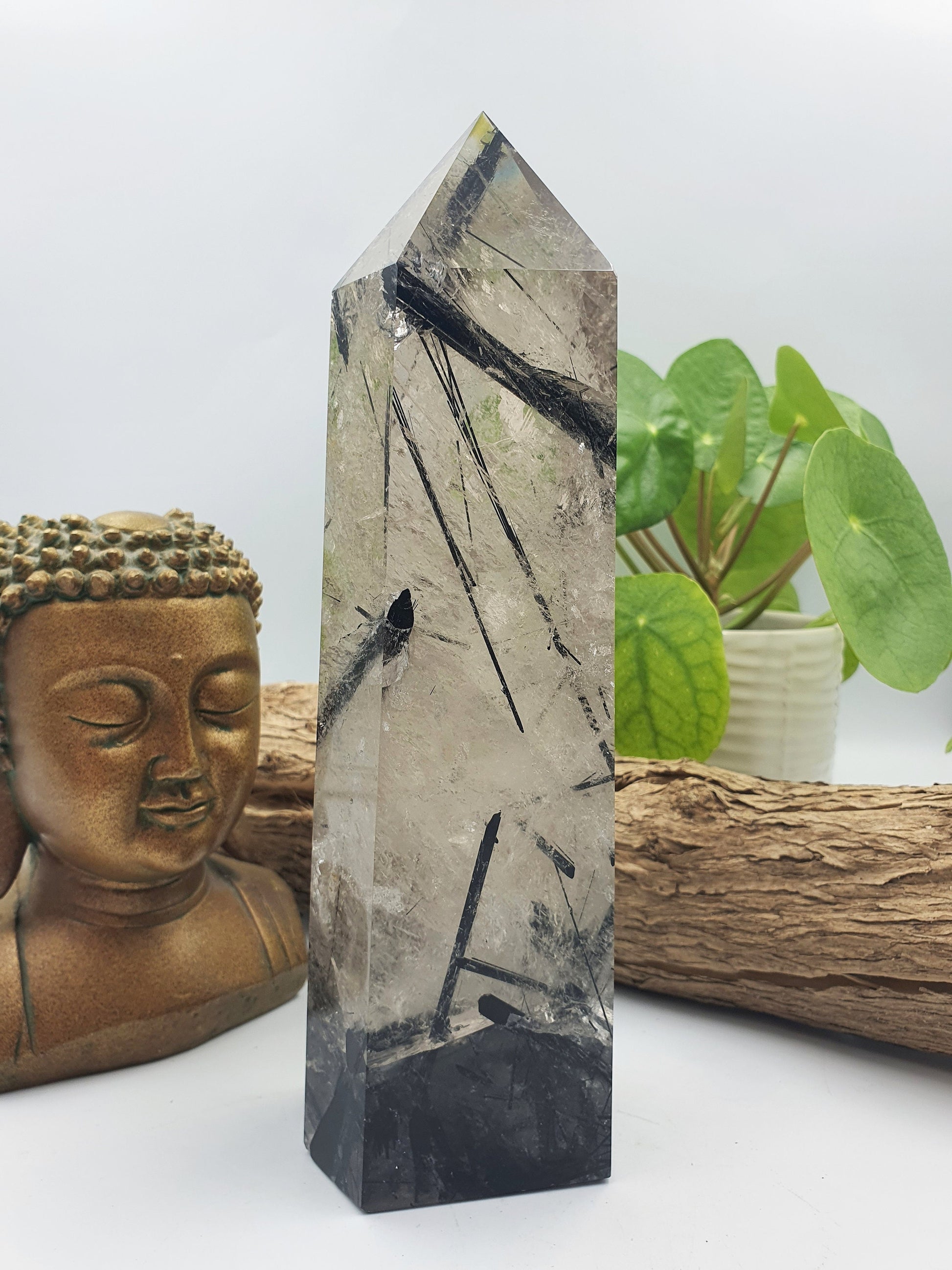 Large Tourmaline and Quartz Tower