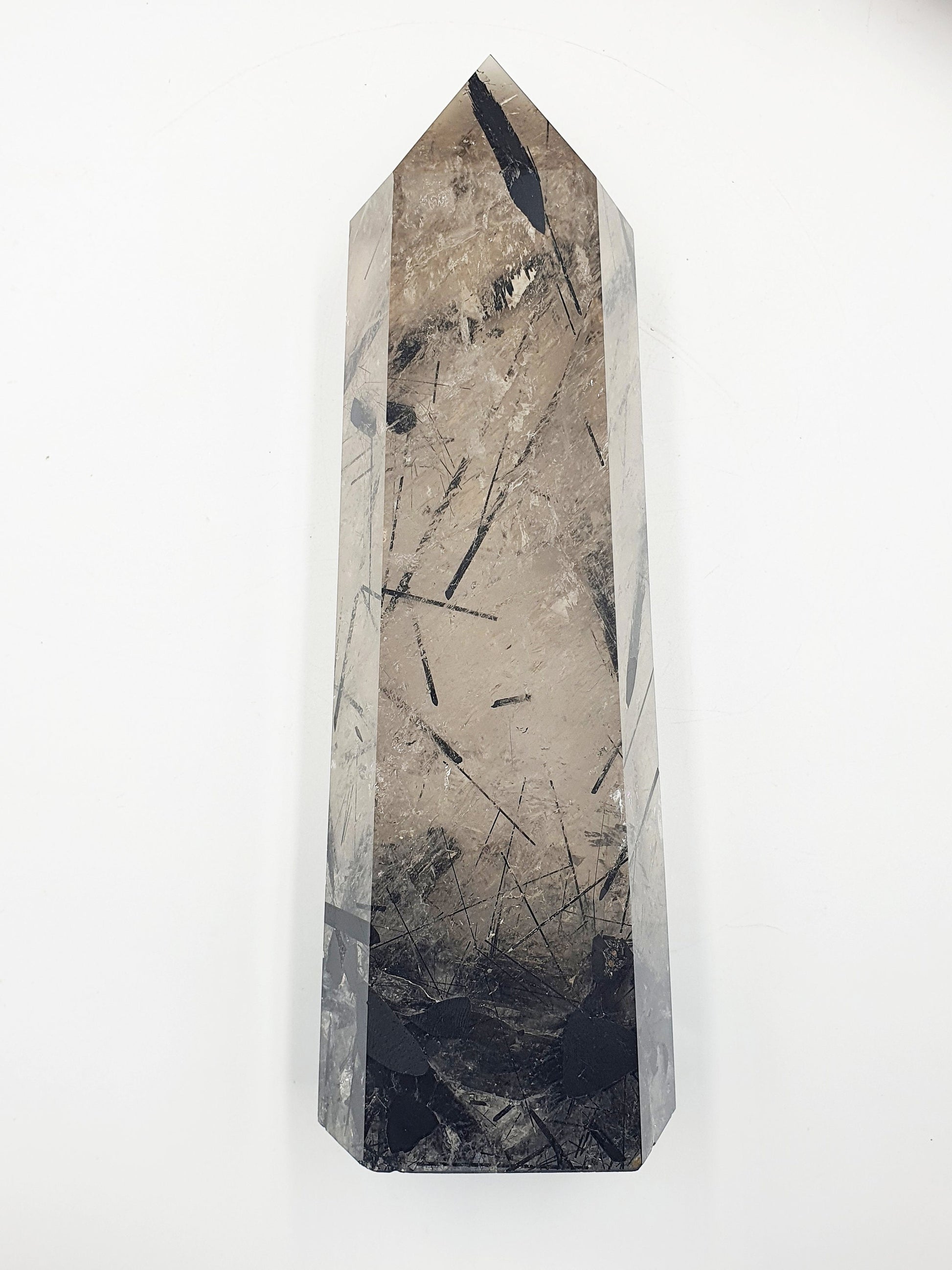 Large Tourmaline and Quartz Tower