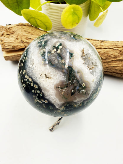 Large Ocean Jasper Sphere