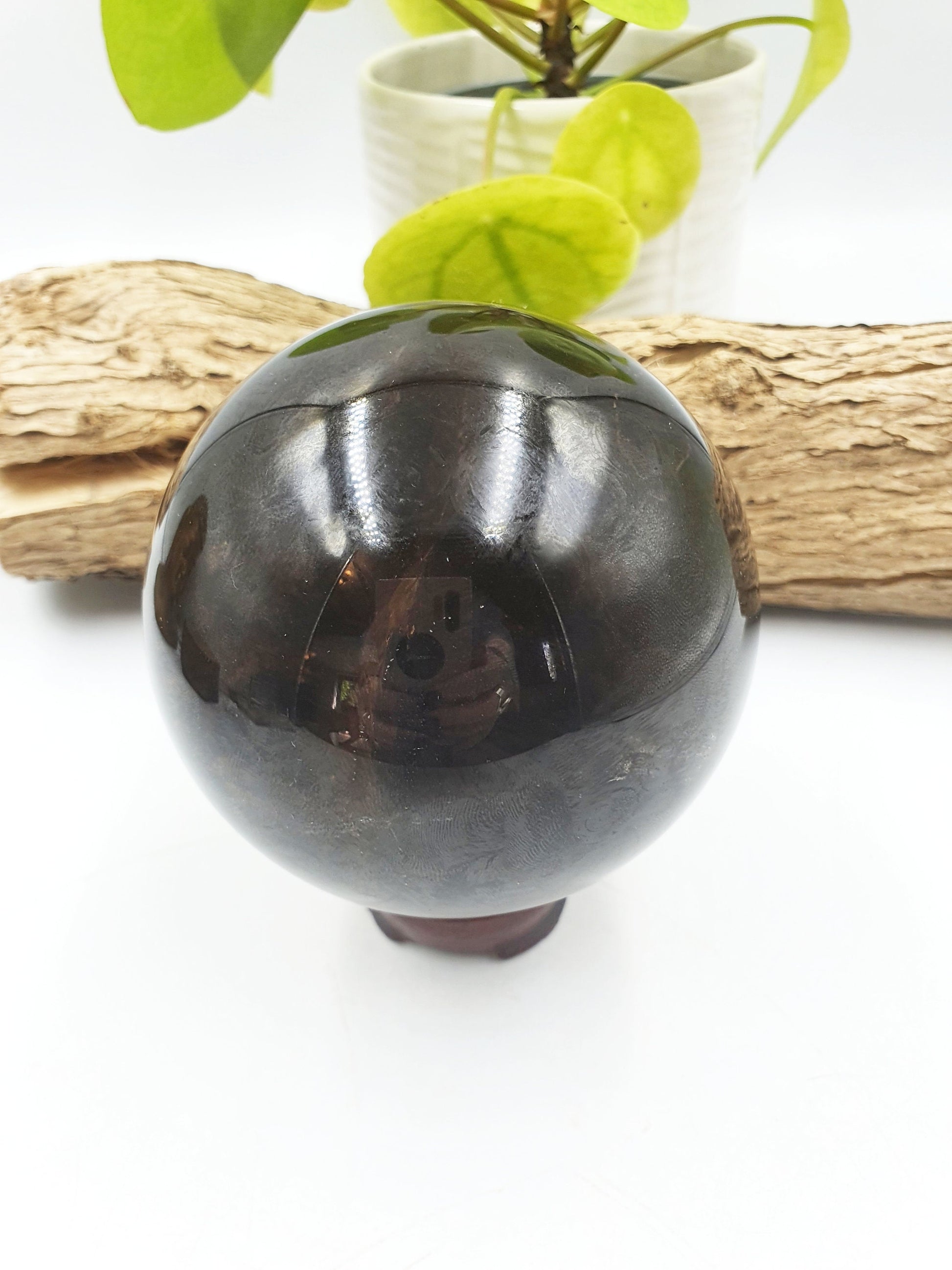 Dark Smokey Quartz Sphere