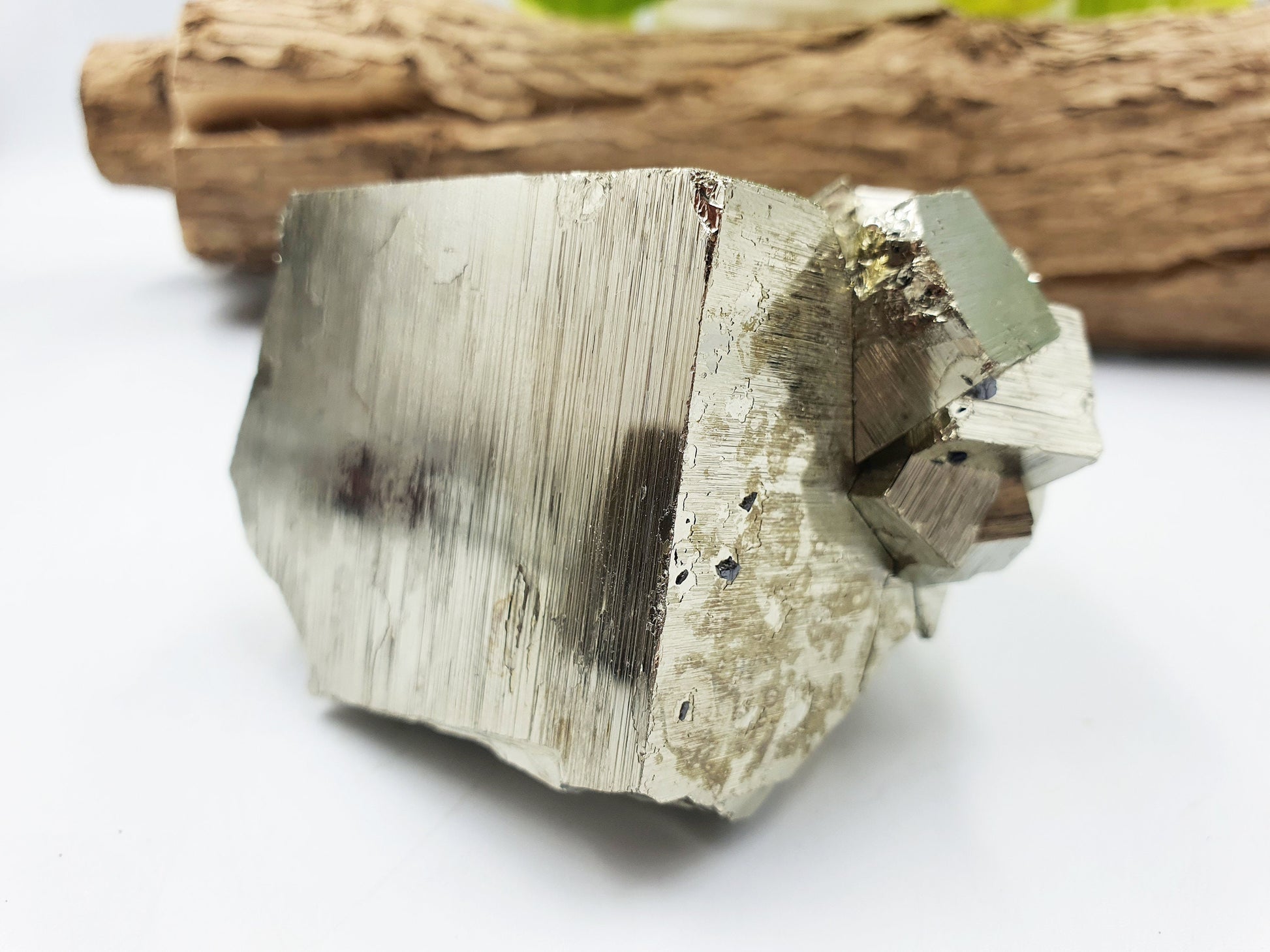 Large High Quality Pyrite Raw Cube Cluster