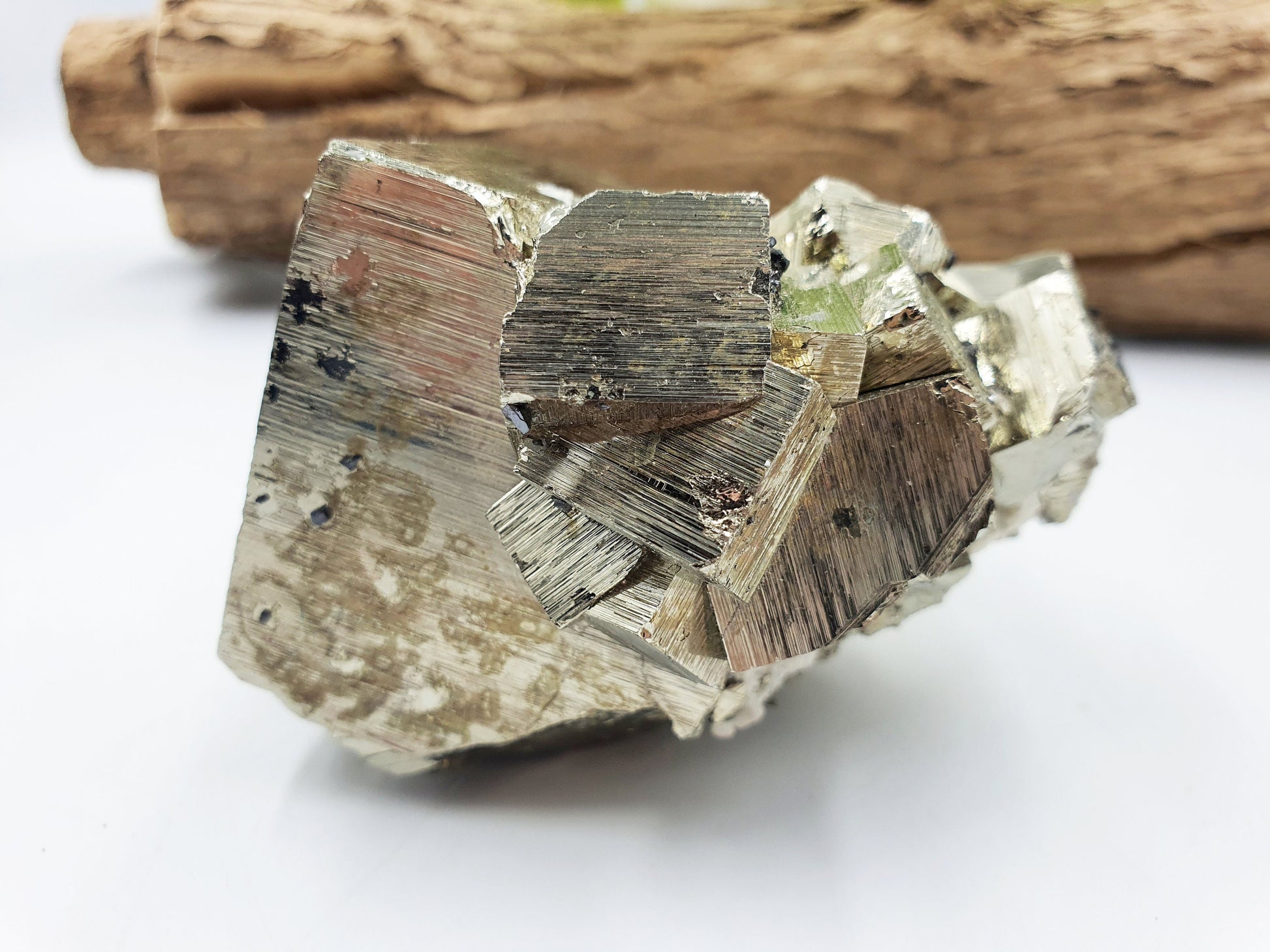 Large High Quality Pyrite Raw Cube Cluster