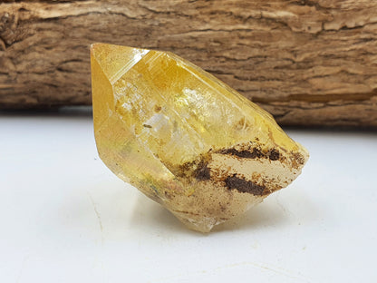 Rare Natural Rainbow Aura Yellow Himalayan Quartz Point