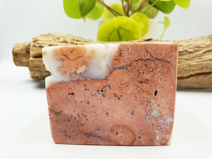 Pink Agate Cube