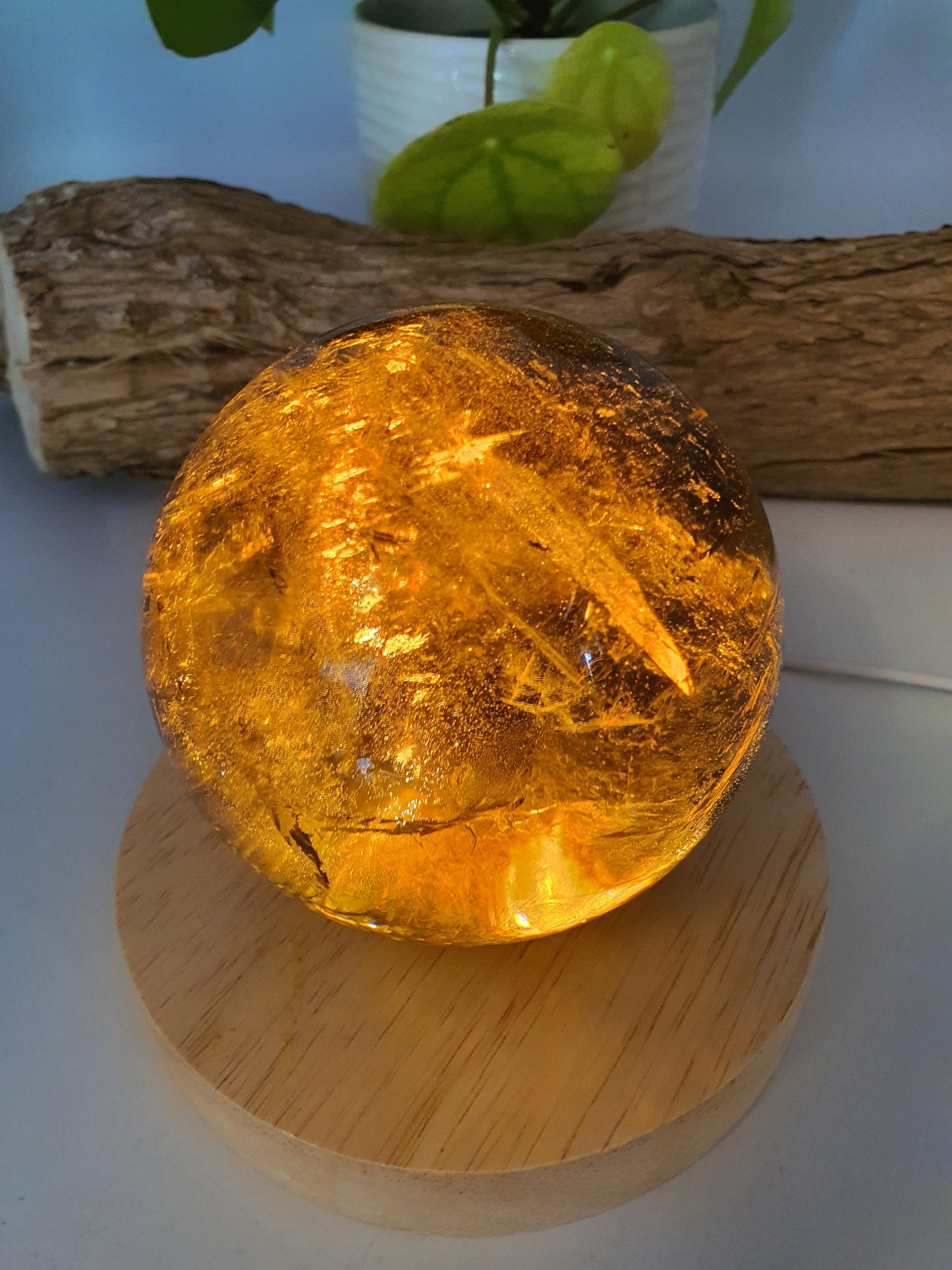 Dark Smokey Quartz Sphere