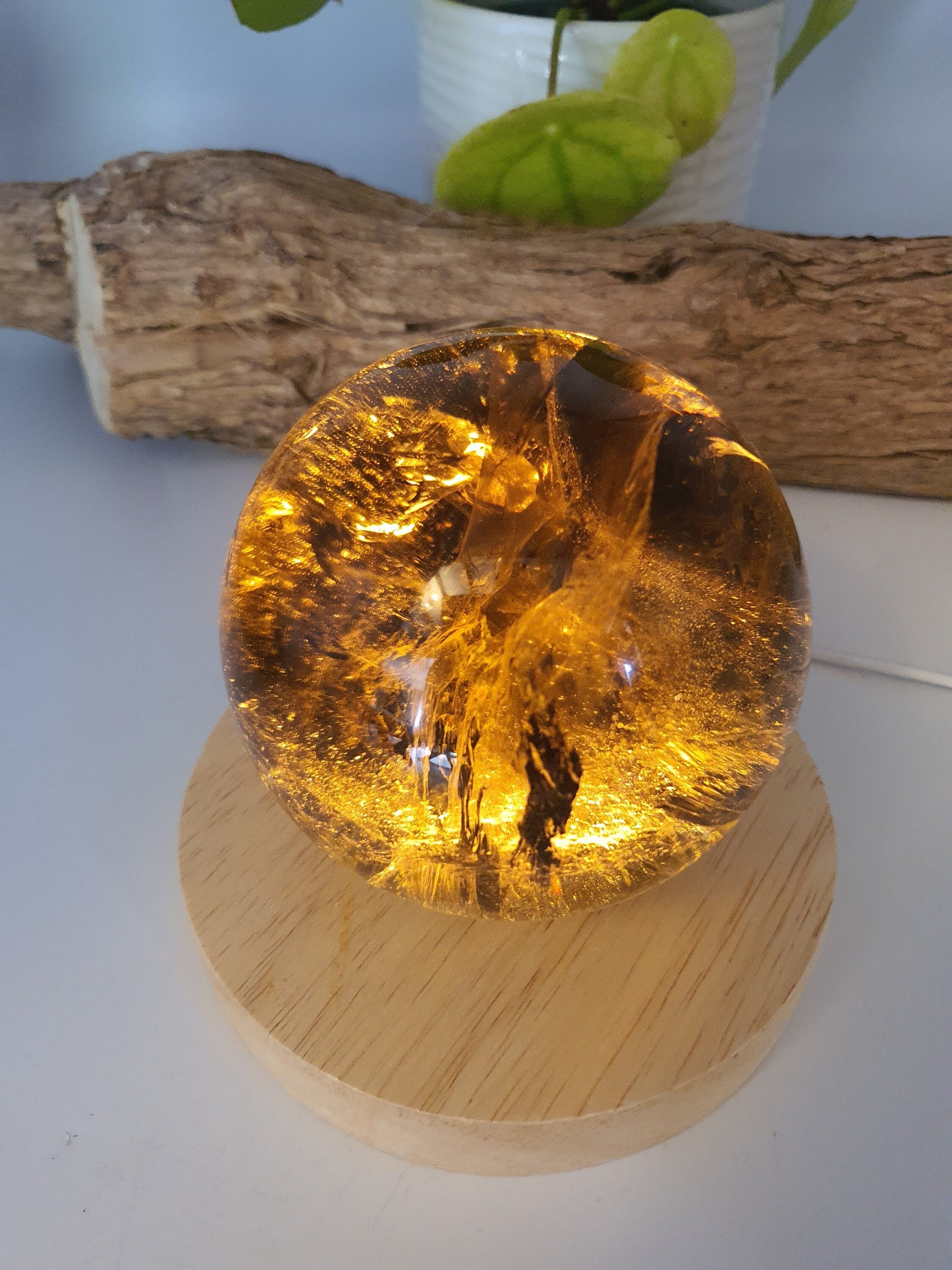 Dark Smokey Quartz Sphere