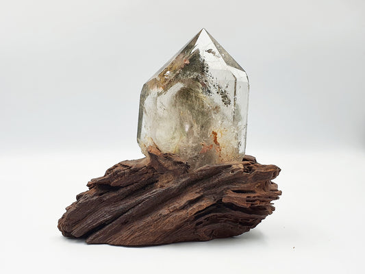 High Grade Green Garden Quartz Freeform /Lodolite Quartz Freeform
