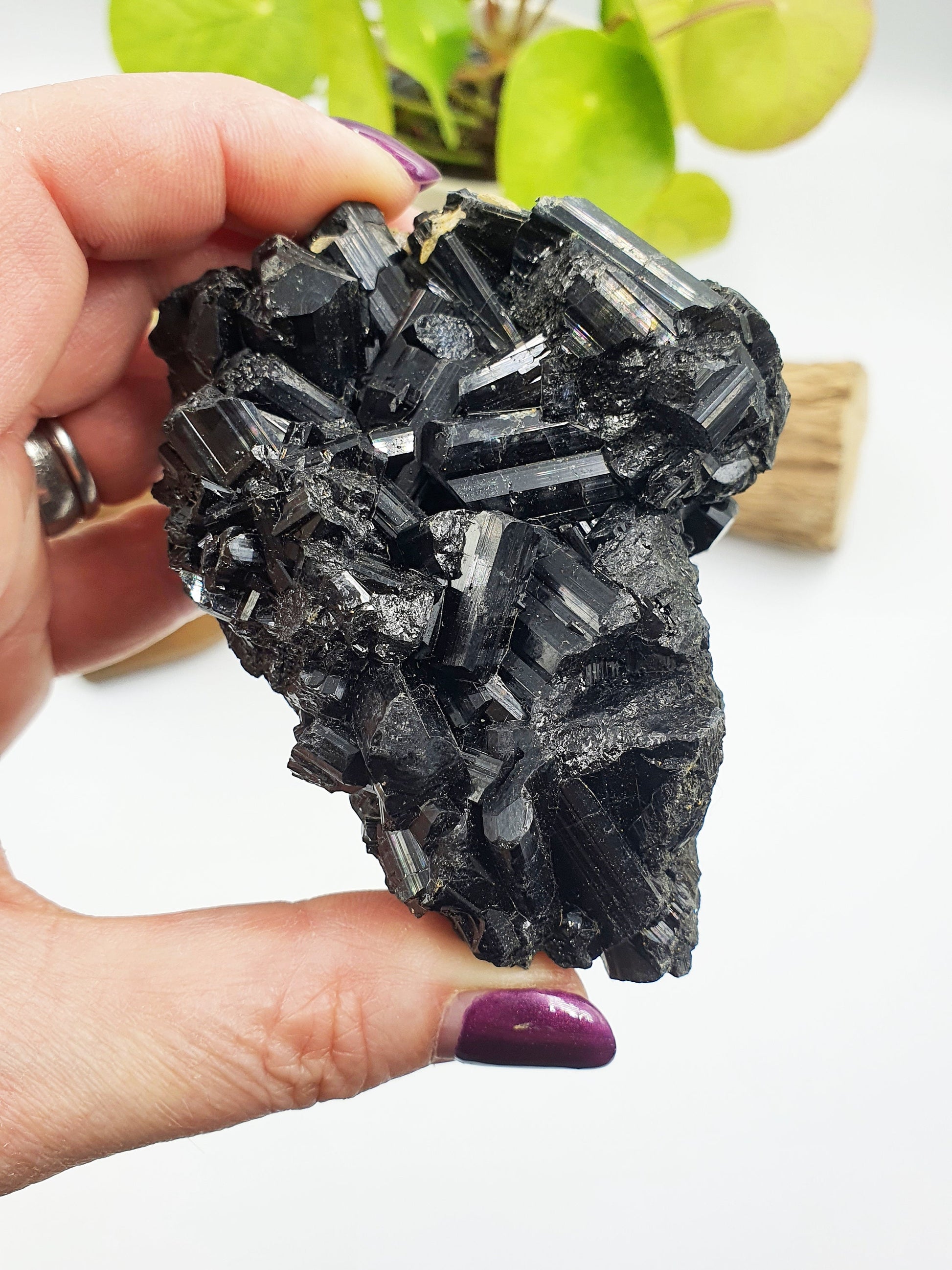 Large Zambian Black Tourmaline Specimen
