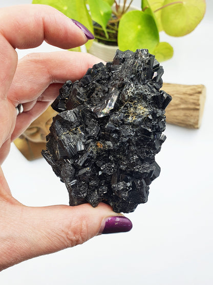 Large Zambian Black Tourmaline Specimen