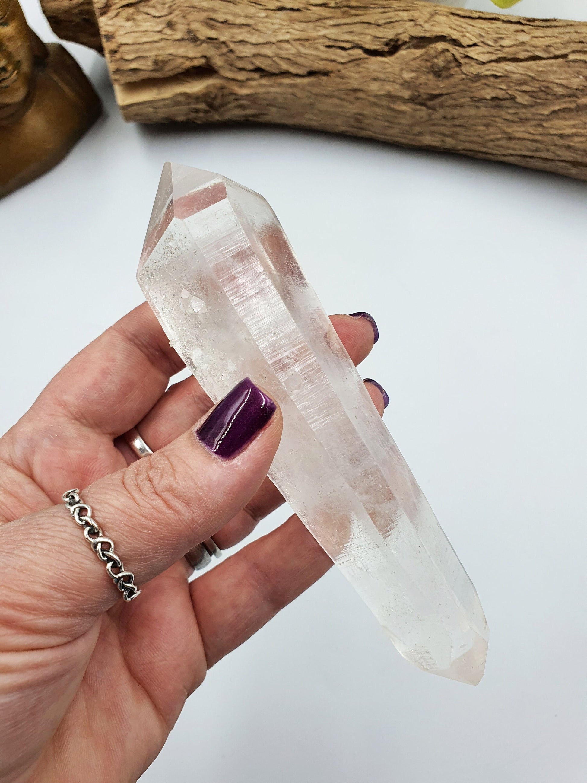 Rare Large Lemurian Seed Quartz DT