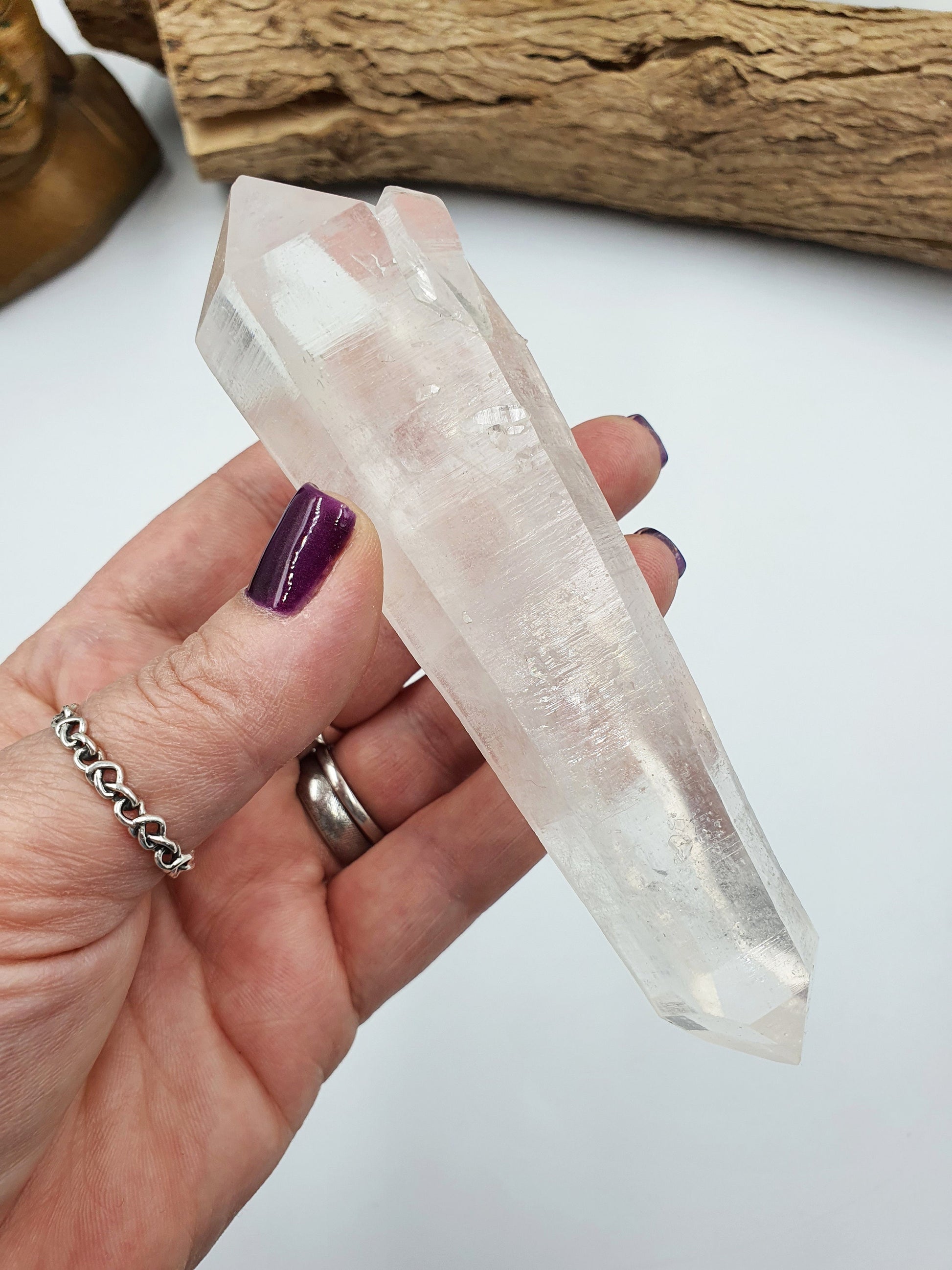 Rare Large Lemurian Seed Quartz DT
