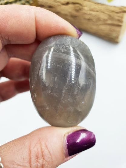flashy Blue Rose Quartz Palm
