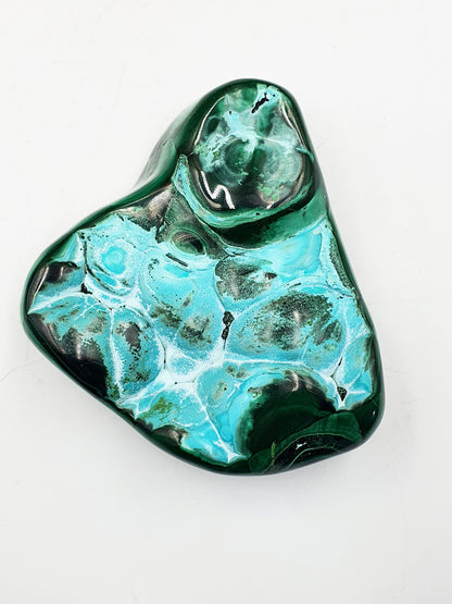 Polished Chrysocolla & Malachite Specimen