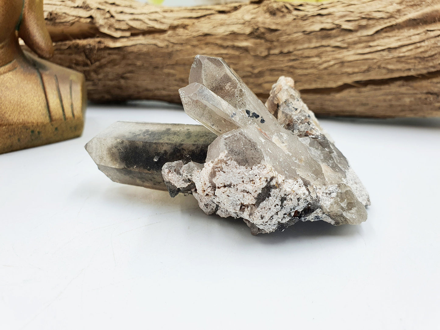 Smoky Quartz Raw Crystal Cluster