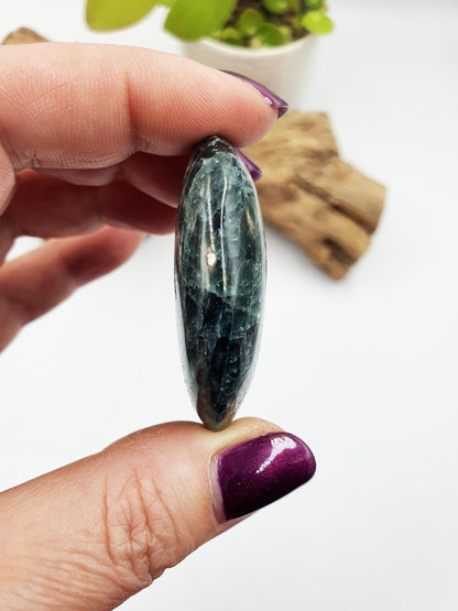 Blue Apatite Palm