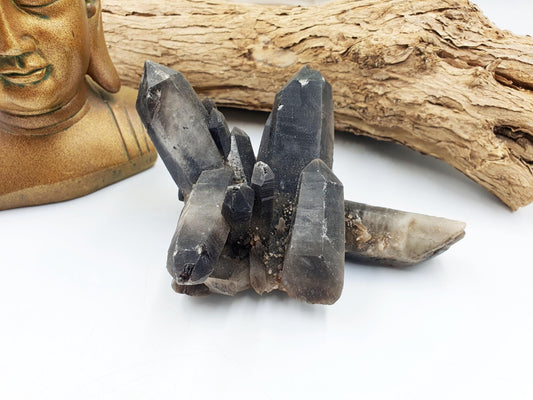 Smoky Quartz Raw Crystal Cluster