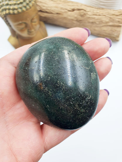 Large Green Fuchsite Palm