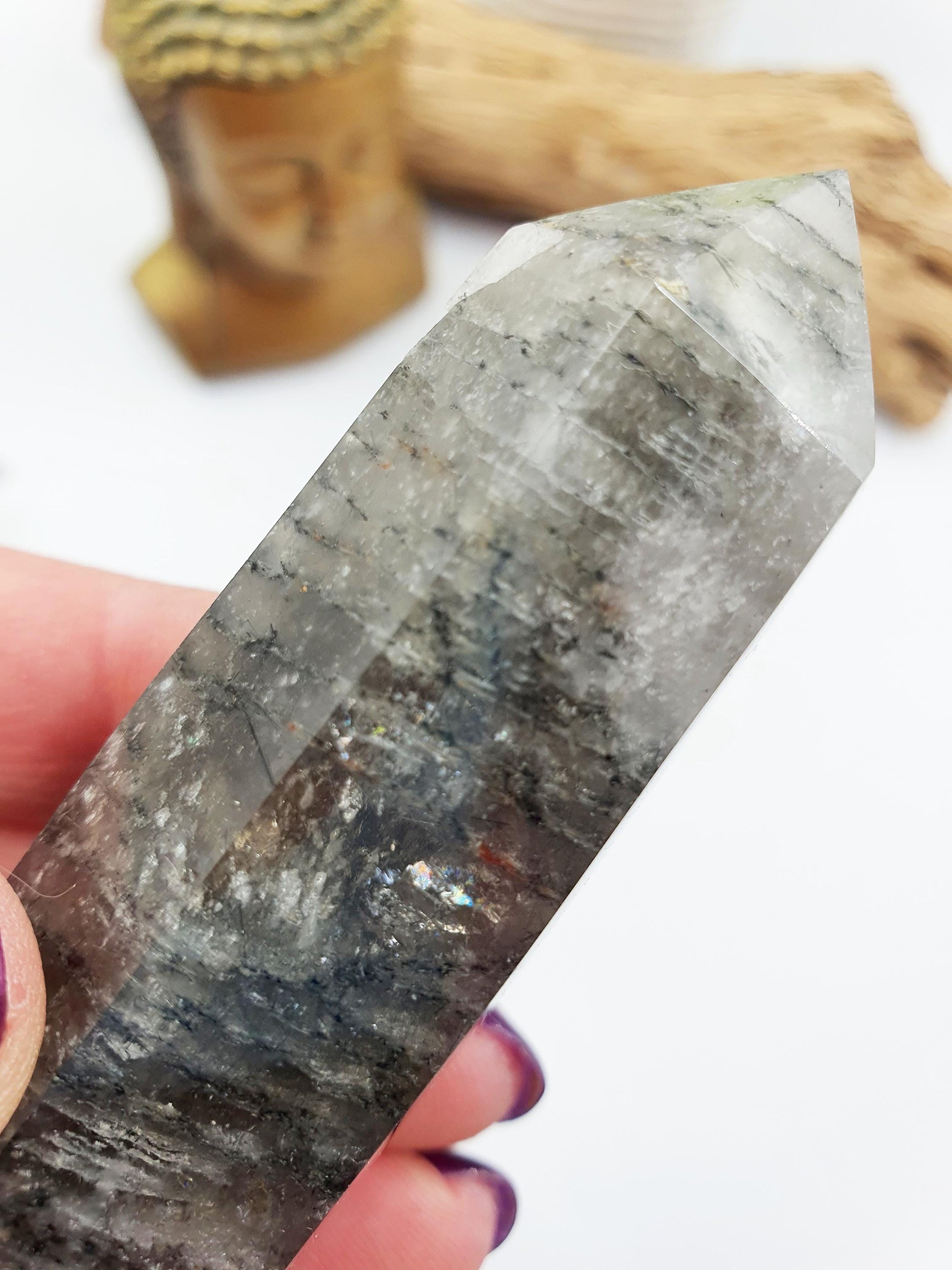 Thousand Layers (Lodolite) Tower with rainbows - Thoudand Layers (Lodolite) Point